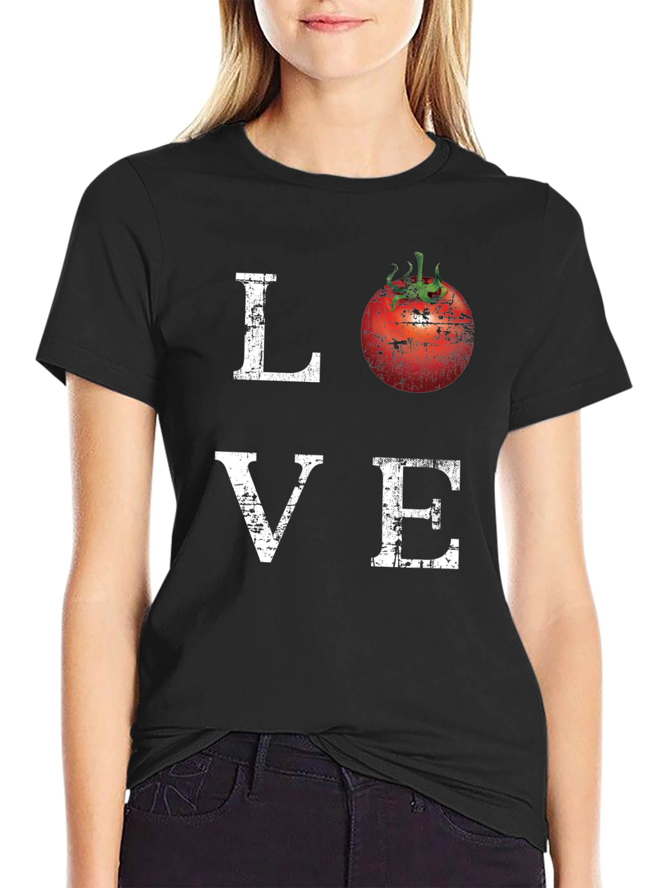 Love Tomato Graphic T-Shirt - Unique Design