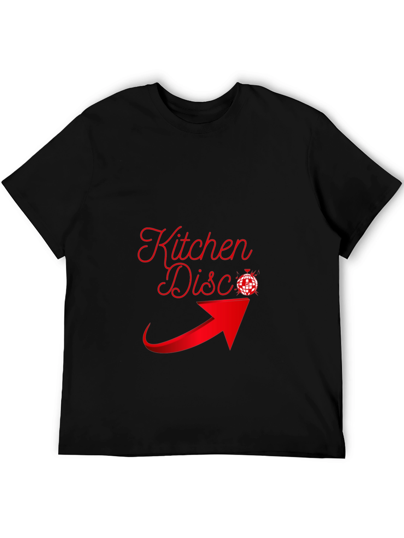 Kitchen Disco Black Graphic Tee