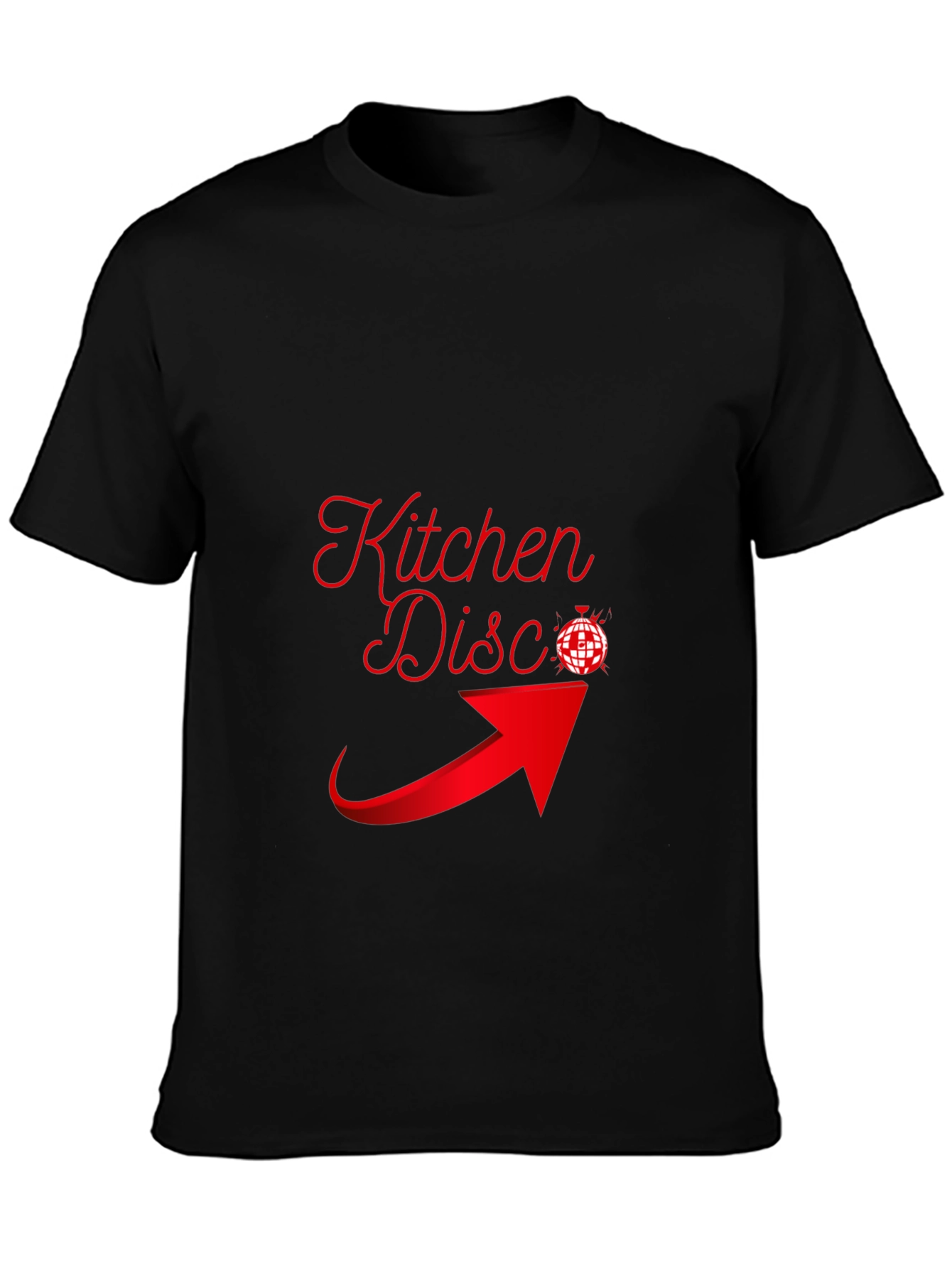 Kitchen Disco Black Graphic Tee