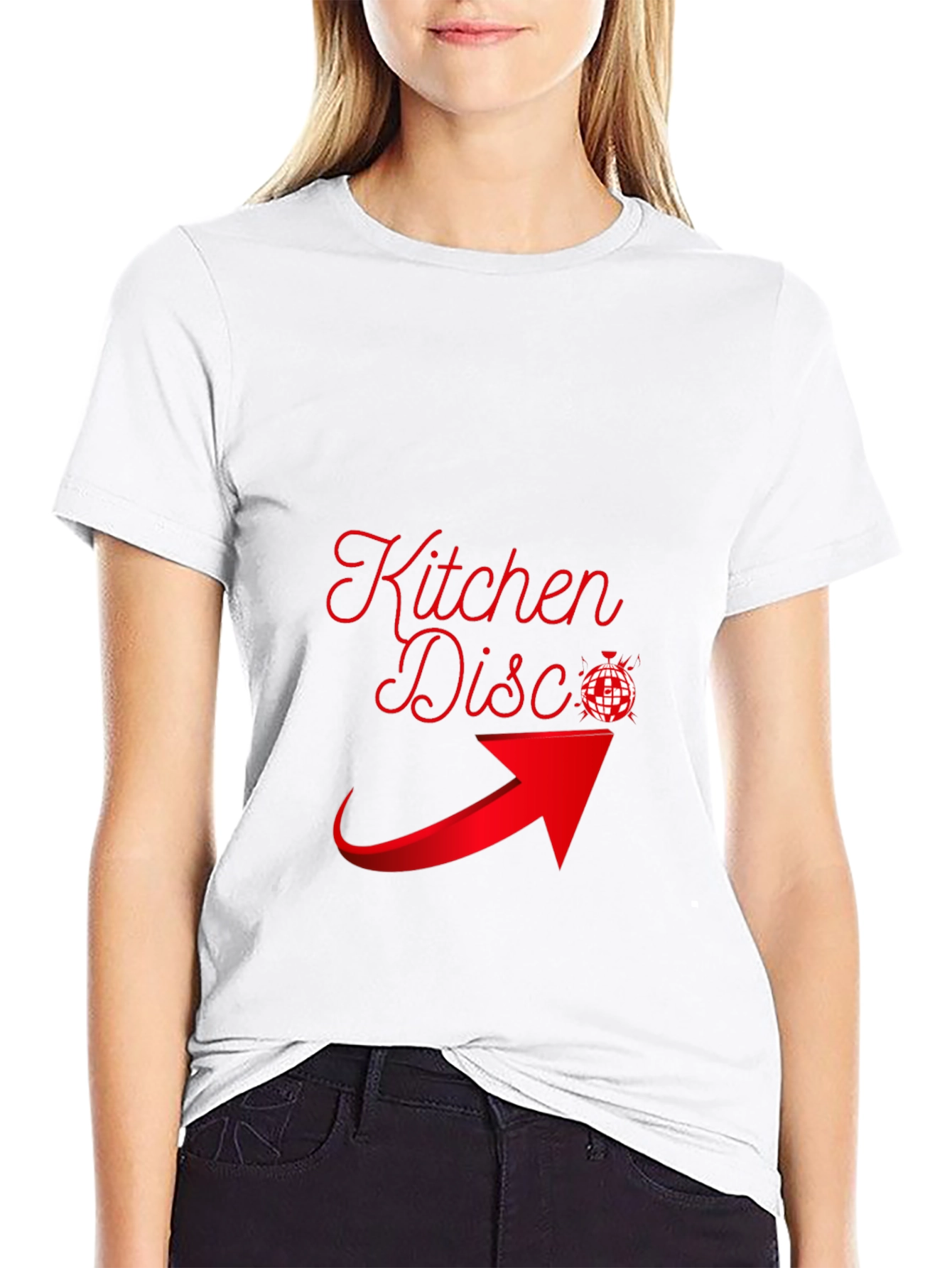 Kitchen Disco Black Graphic Tee