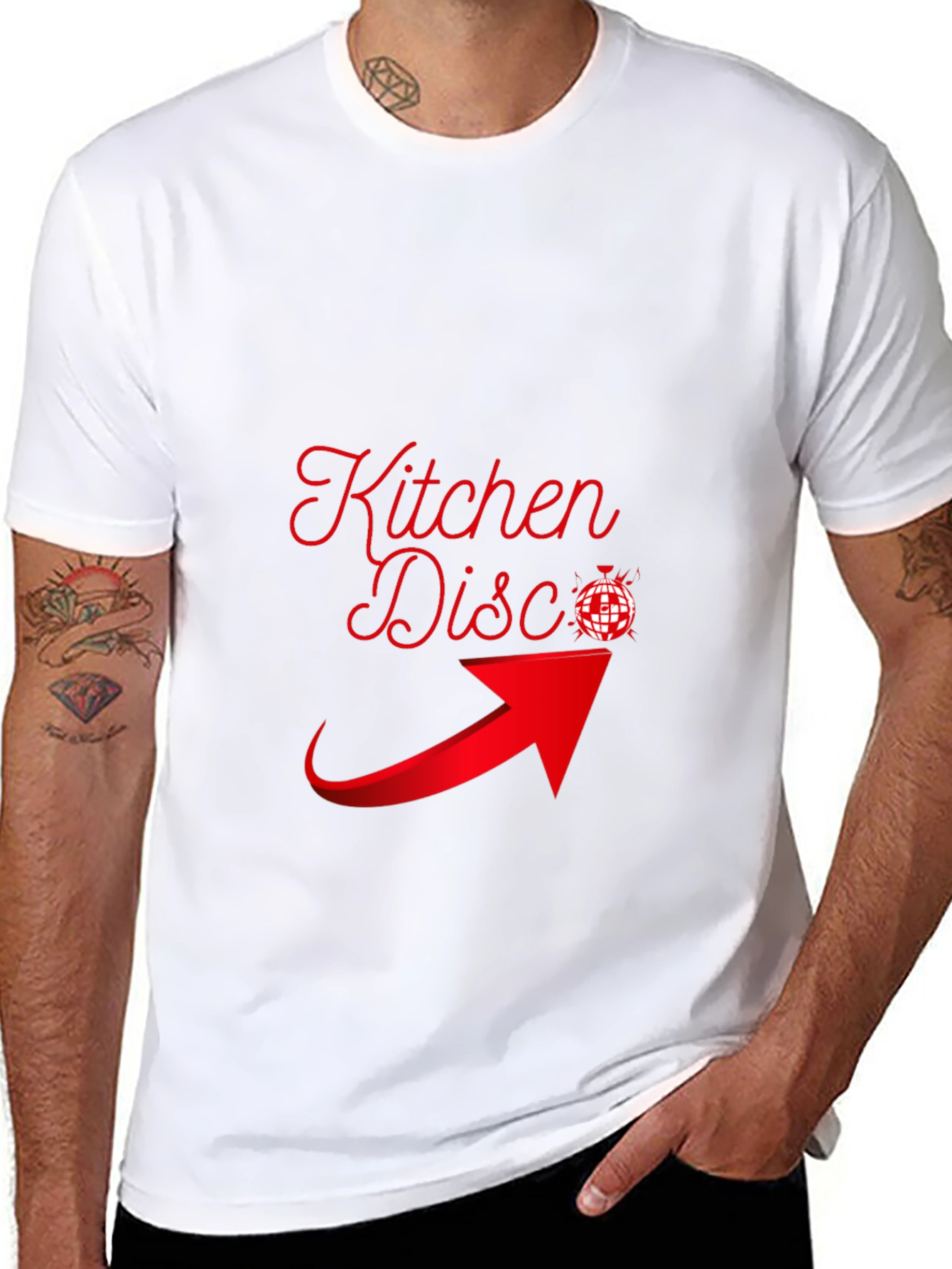 Kitchen Disco Black Graphic Tee