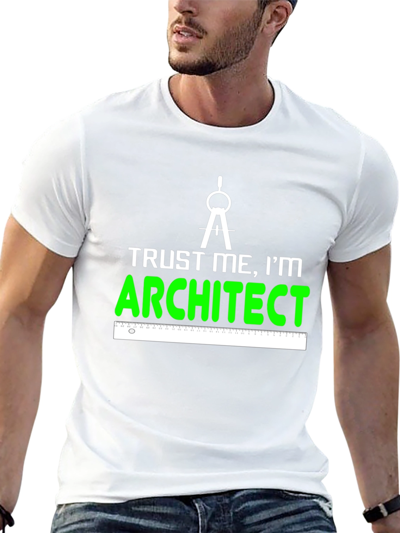 Trust Me Im An Architect Black Graphic Tee