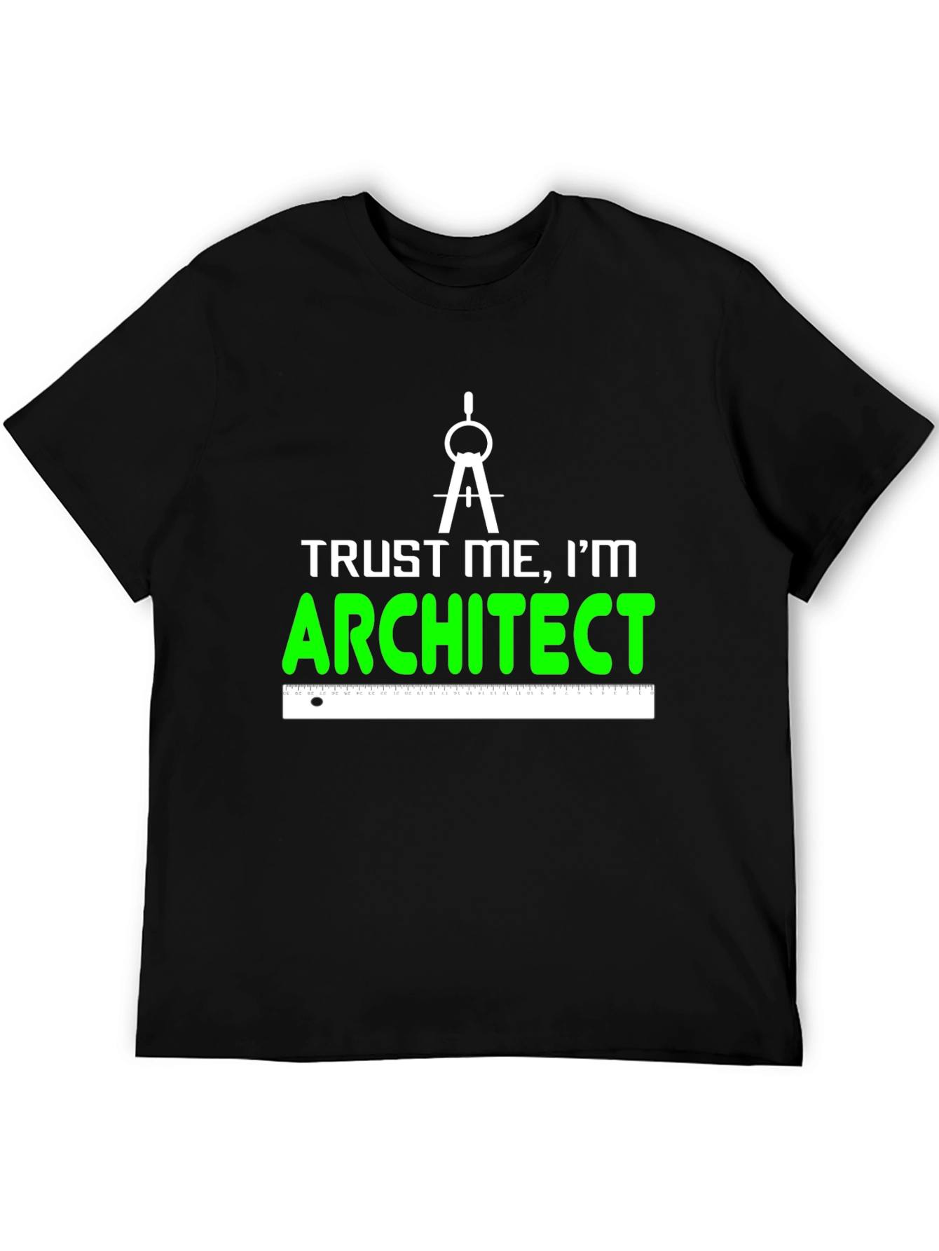 Trust Me Im An Architect Black Graphic Tee