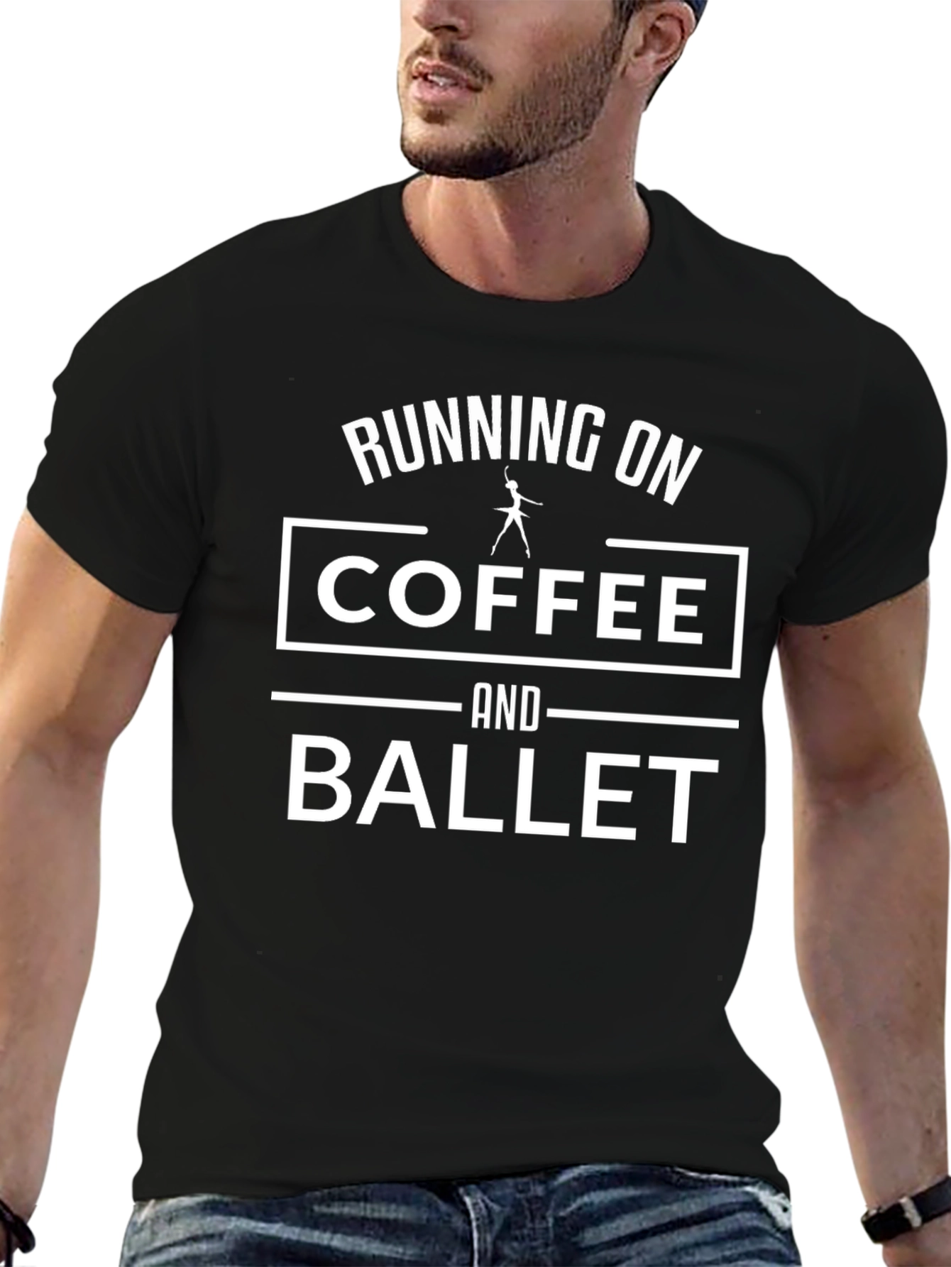 Running on Coffee & Ballet Tee