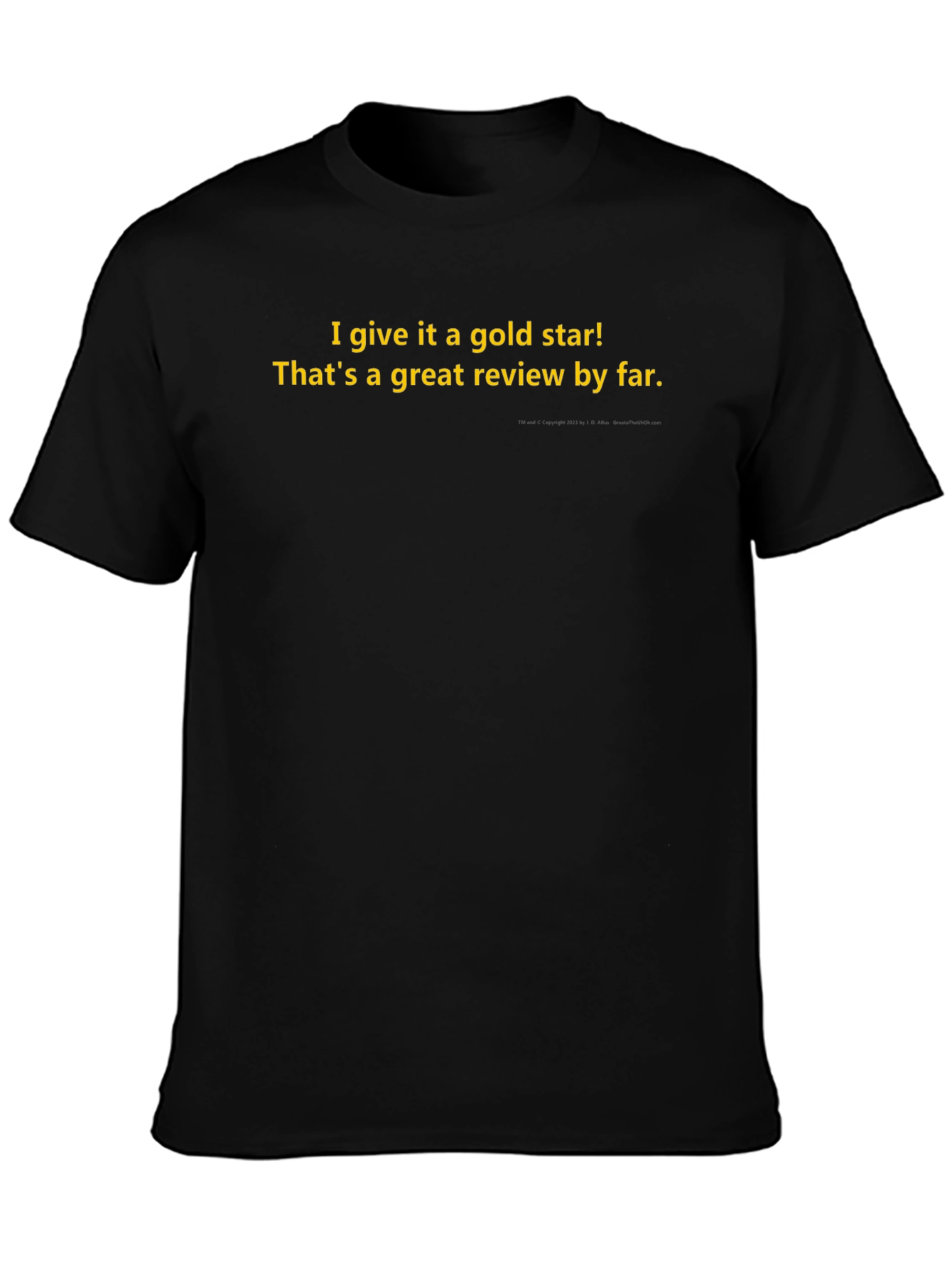Gold Star Review Graphic Tee