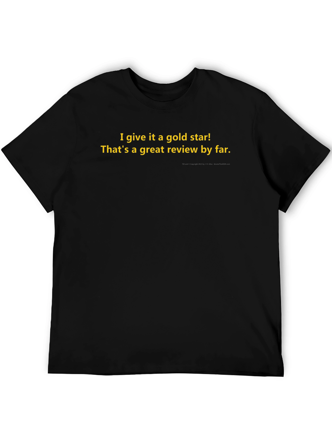 Gold Star Review Graphic Tee