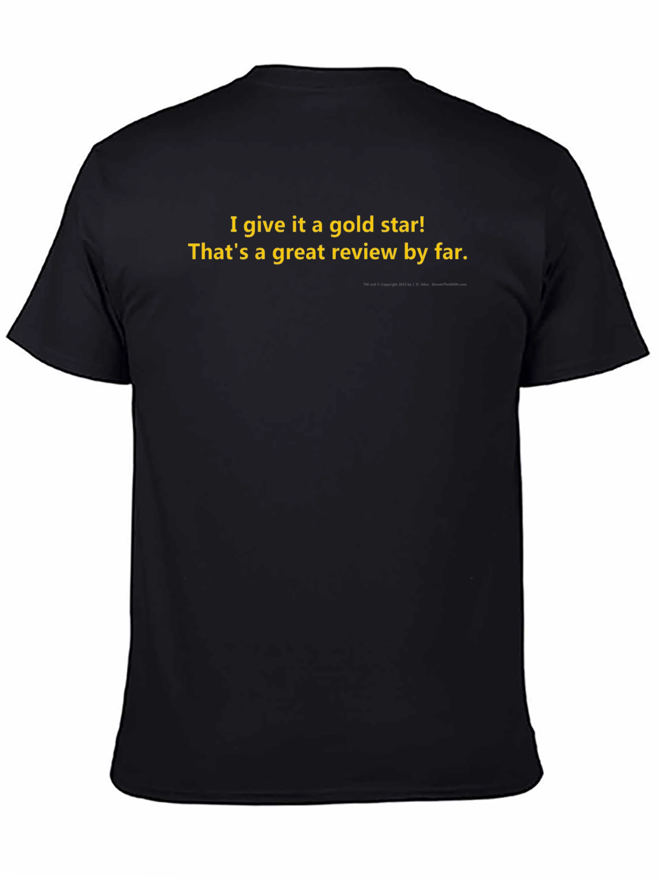 Gold Star Review Graphic Tee