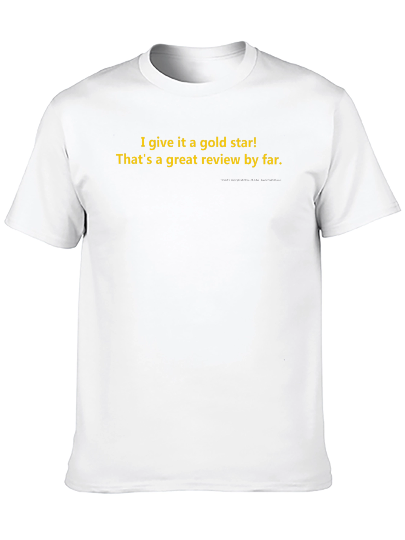 Gold Star Review Graphic Tee