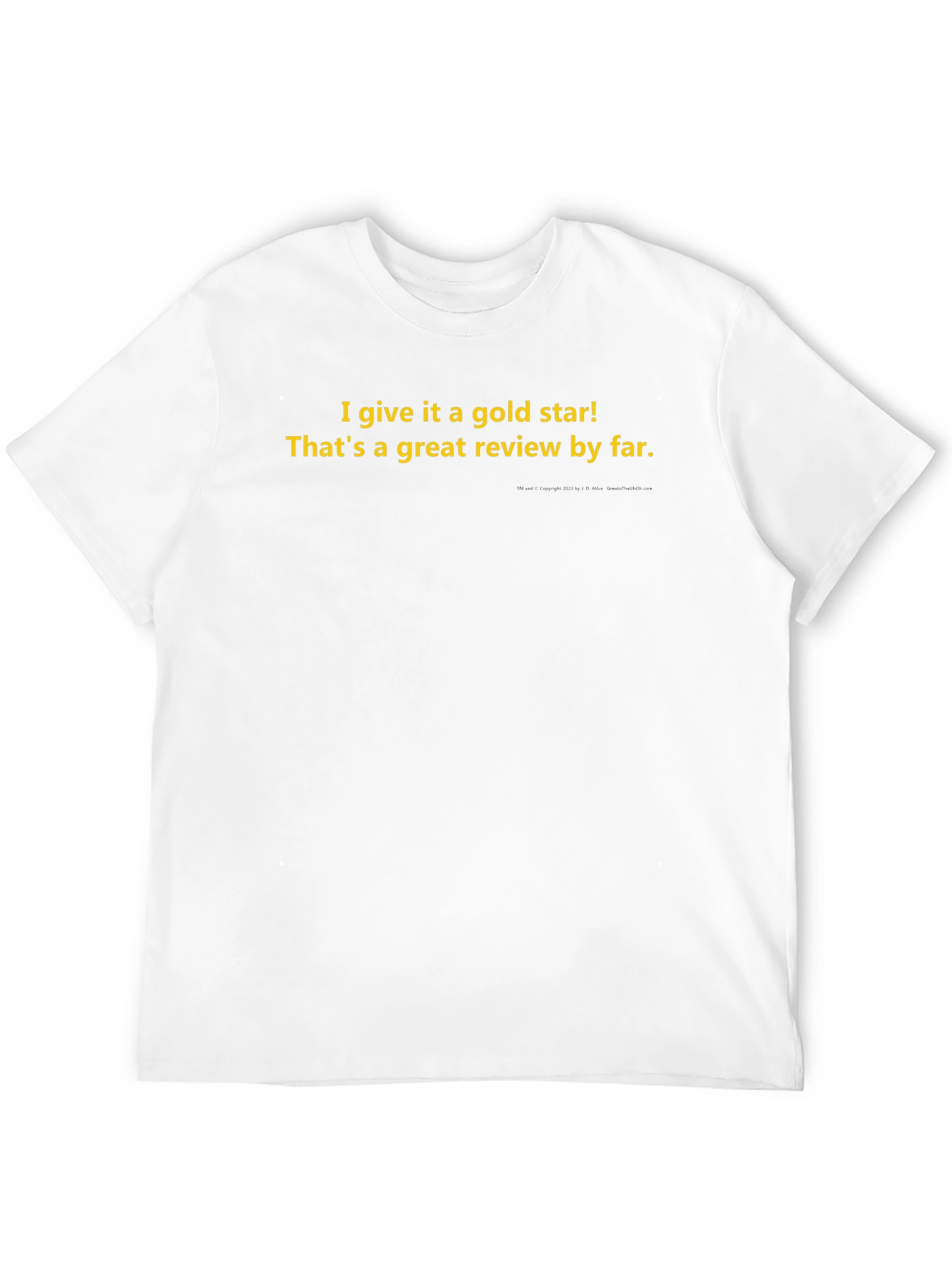 Gold Star Review Graphic Tee