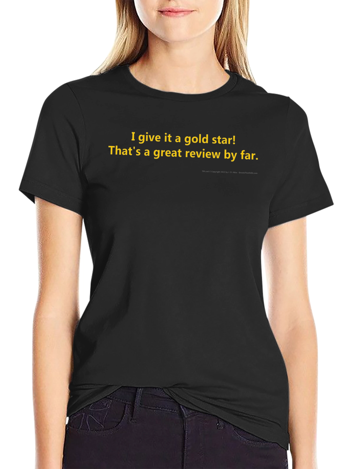 Gold Star Review Graphic Tee