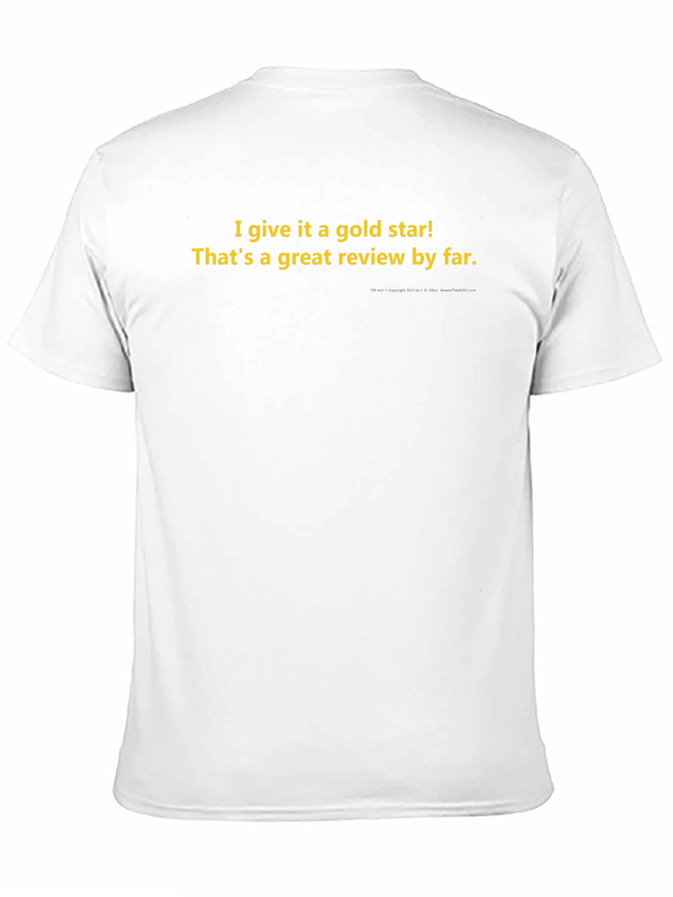 Gold Star Review Graphic Tee