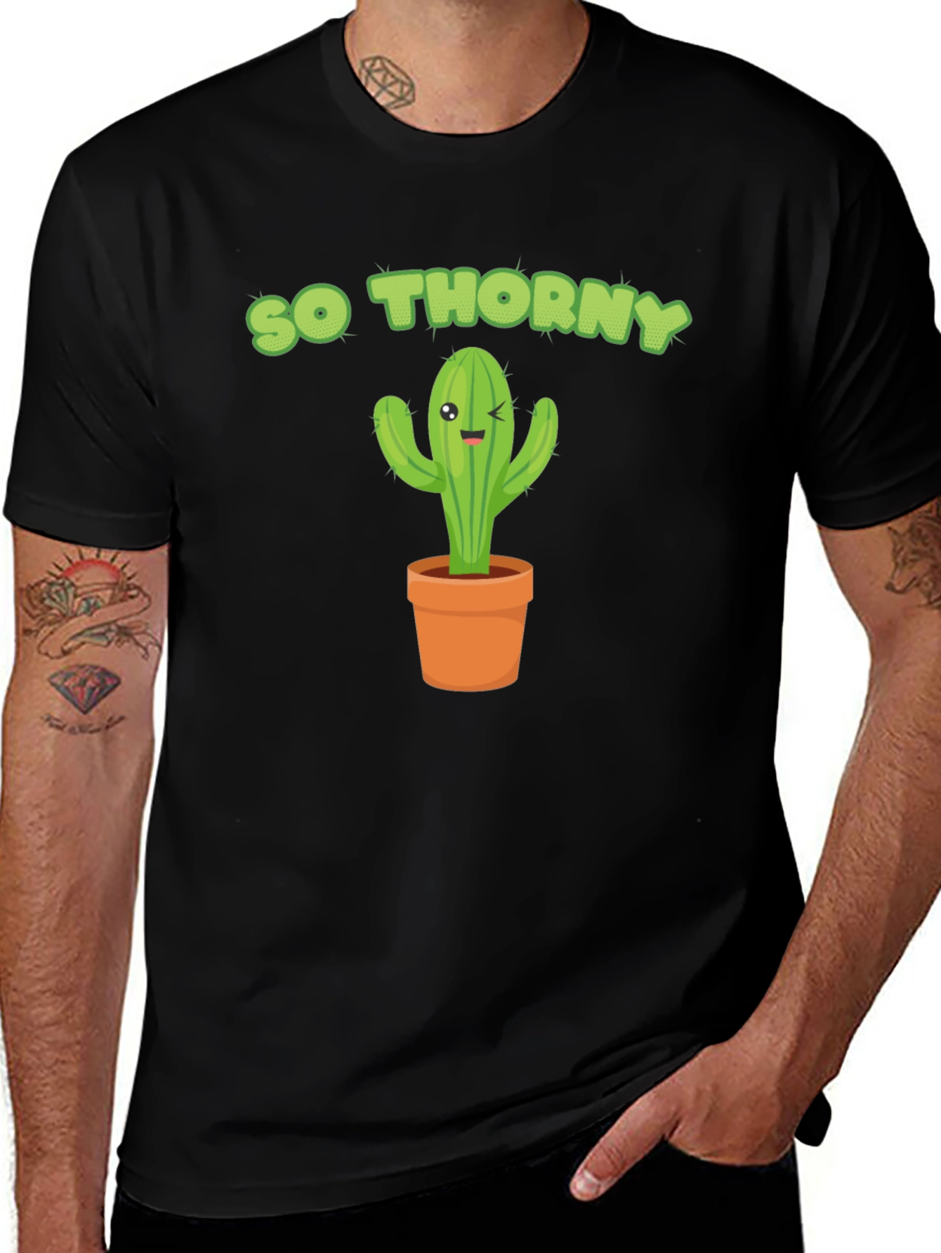 So Thorny Cactus Graphic Novelty T-Shirt