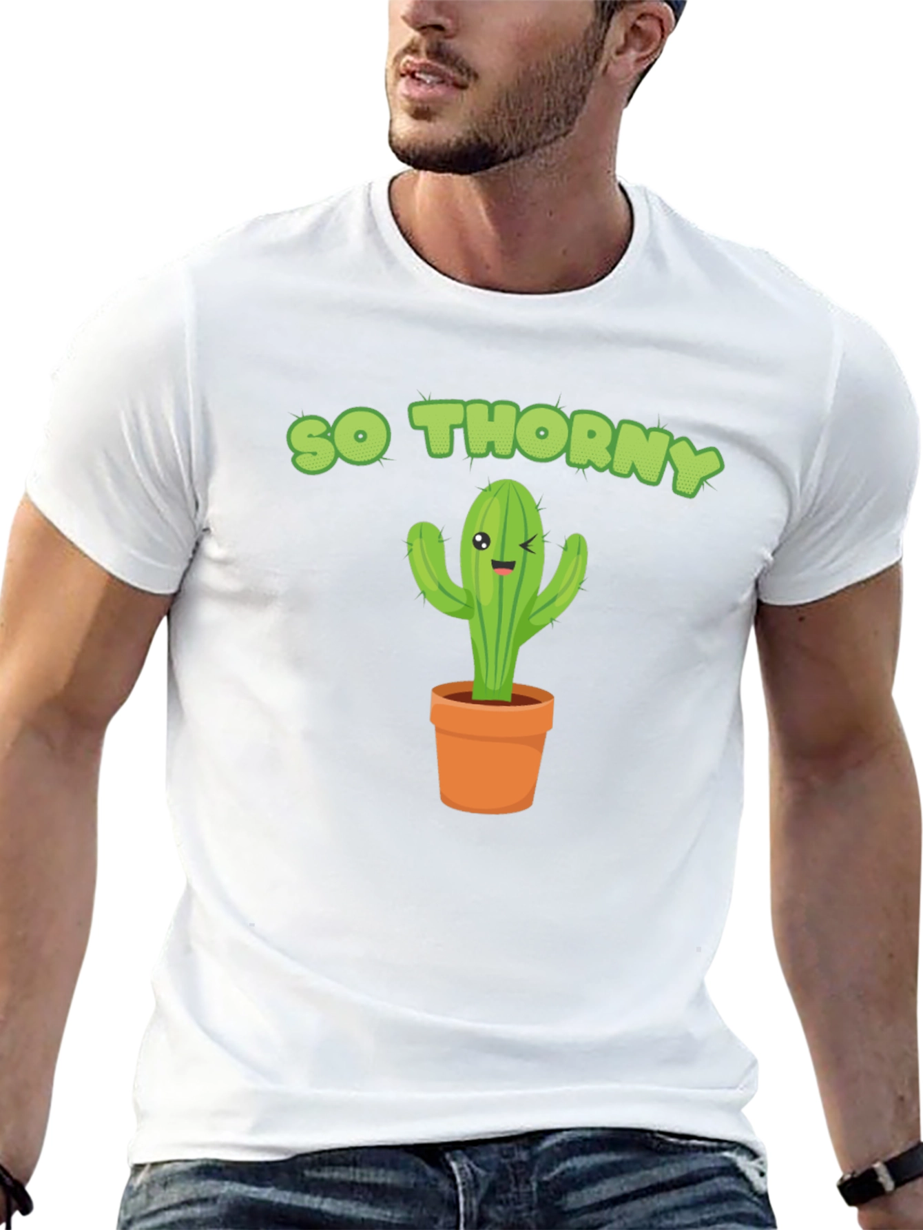 So Thorny Cactus Graphic Novelty T-Shirt