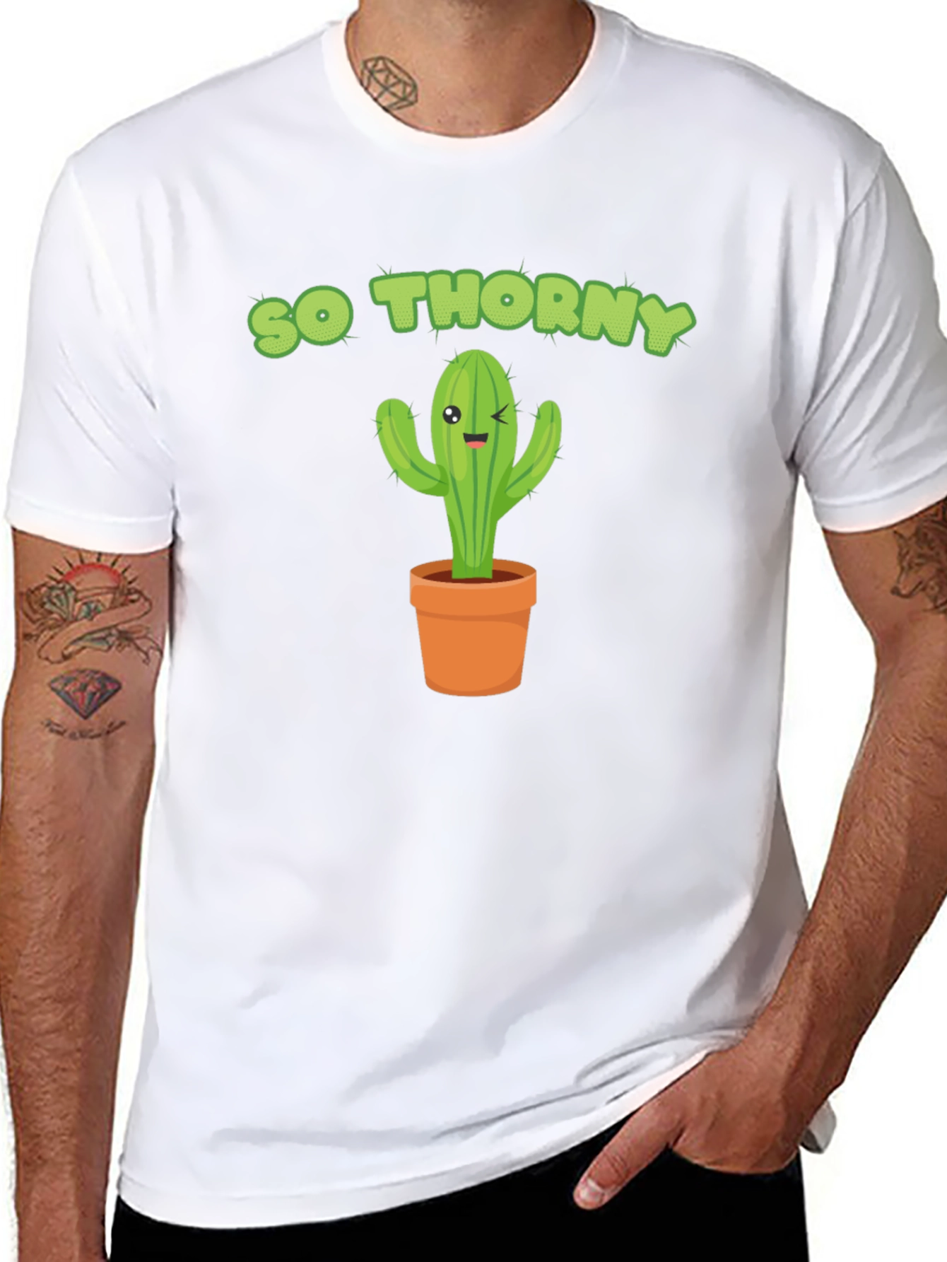 So Thorny Cactus Graphic Novelty T-Shirt
