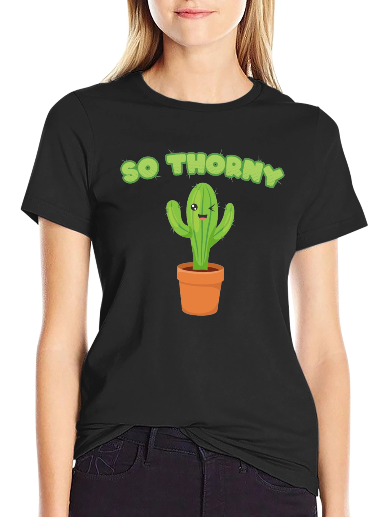 So Thorny Cactus Graphic Novelty T-Shirt