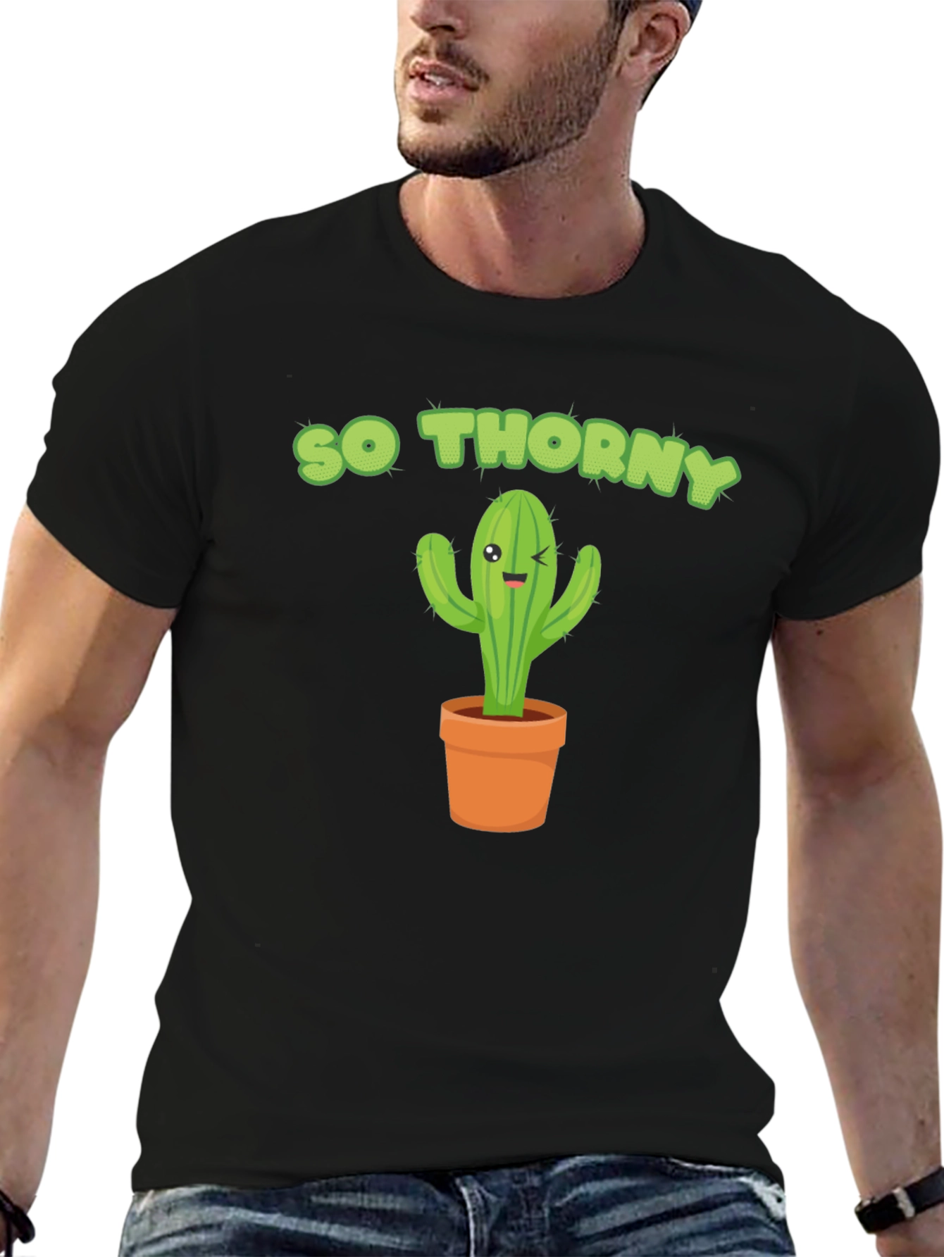 So Thorny Cactus Graphic Novelty T-Shirt