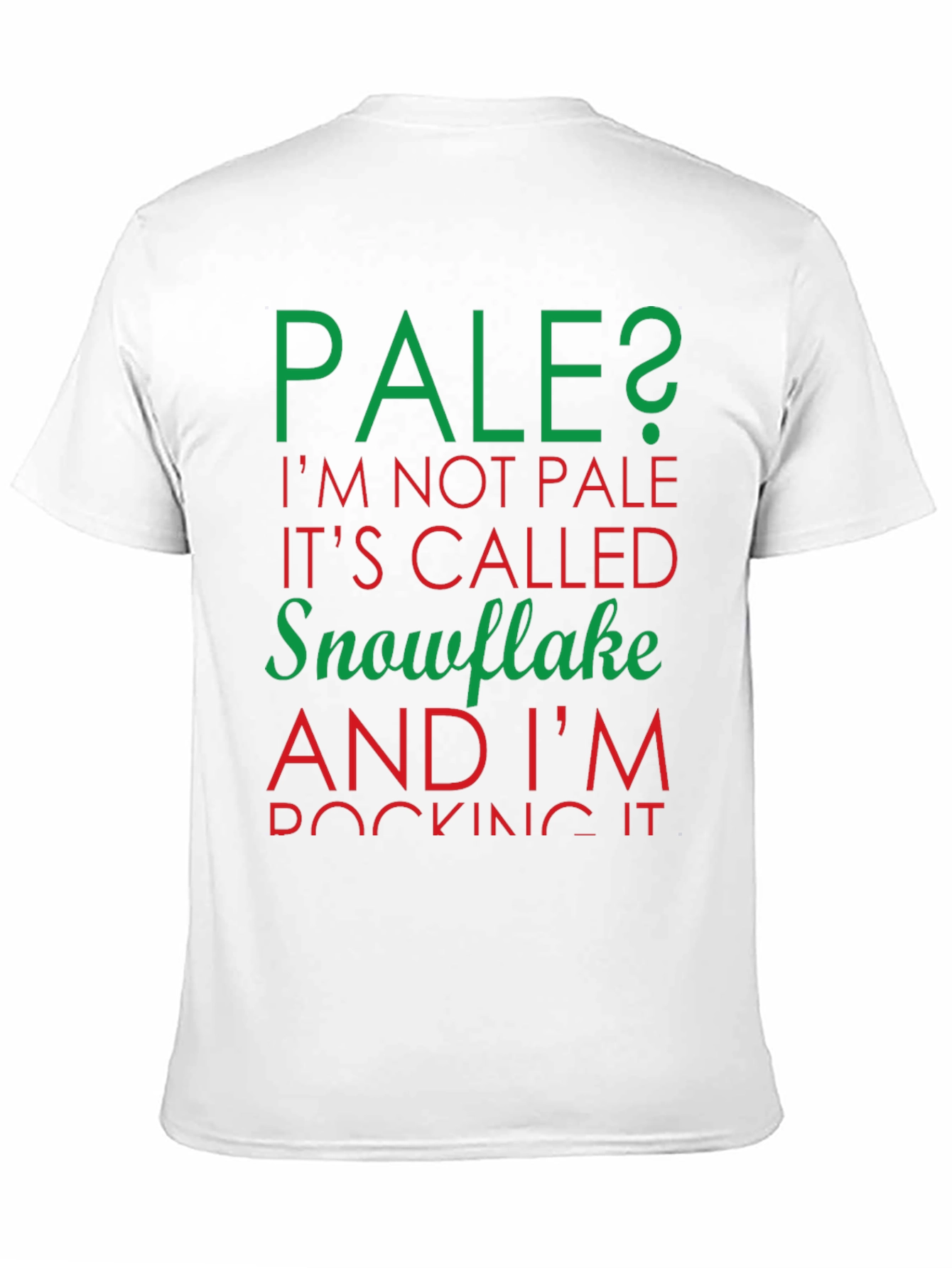 Pale Snowflake Graphic T-Shirt