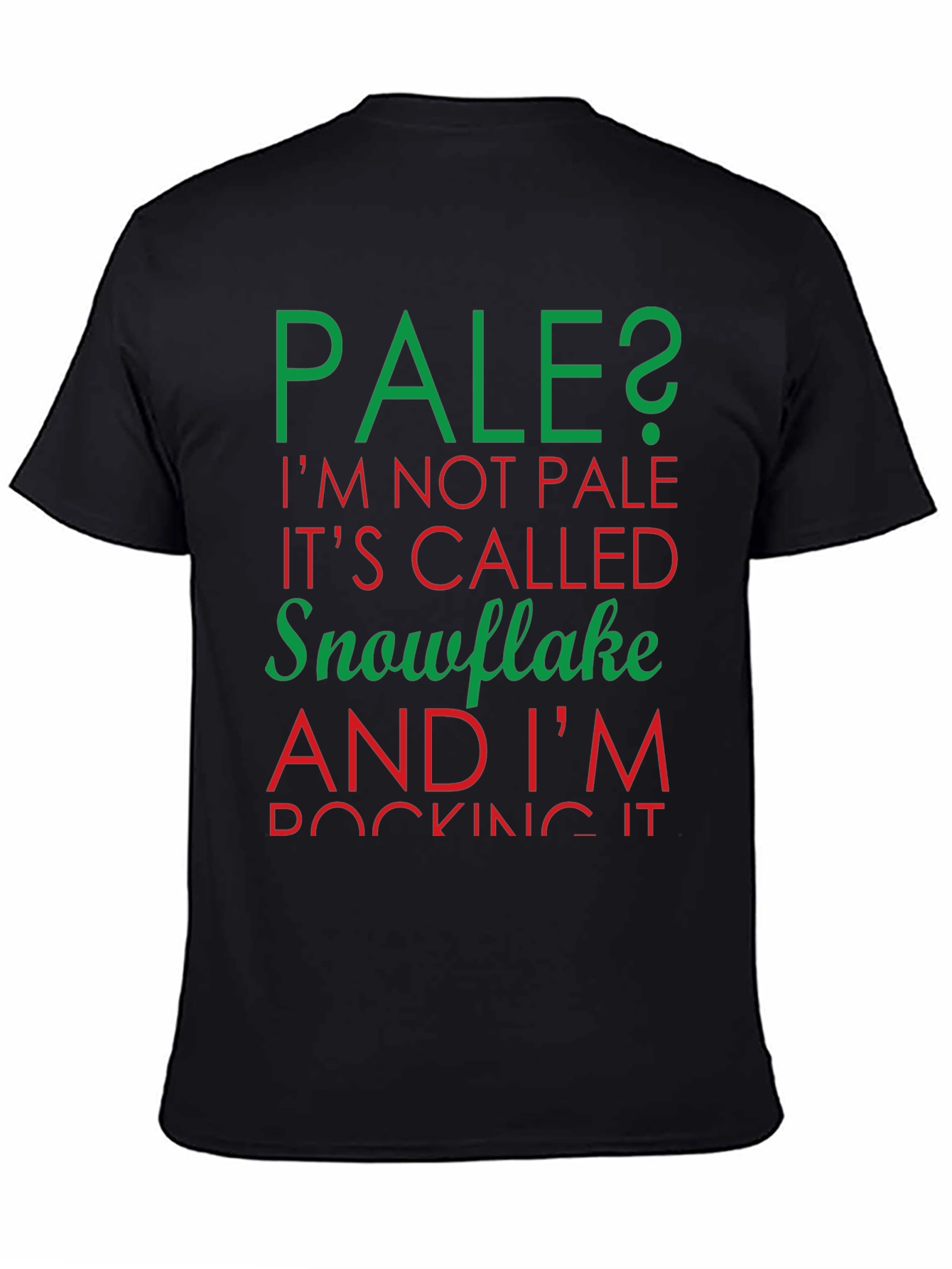 Pale Snowflake Graphic T-Shirt