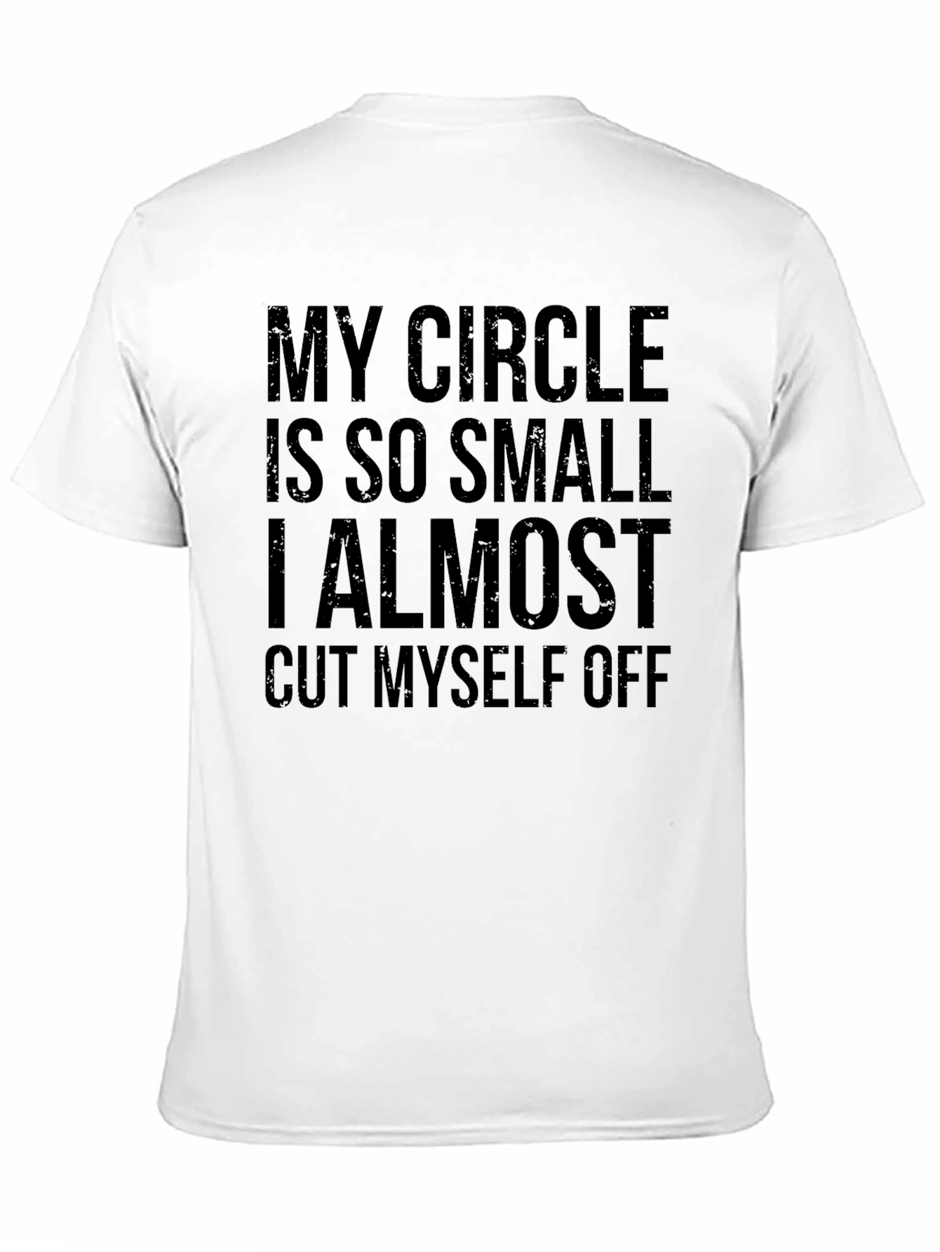 Funny Introvert T-Shirt: My Circle Is So Small