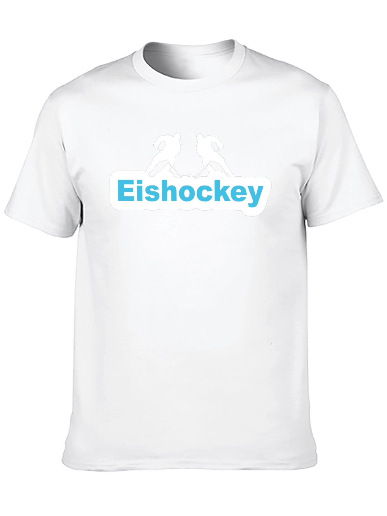 Eishockey T-Shirt - Hockey Player Silhouette Graphic Tee