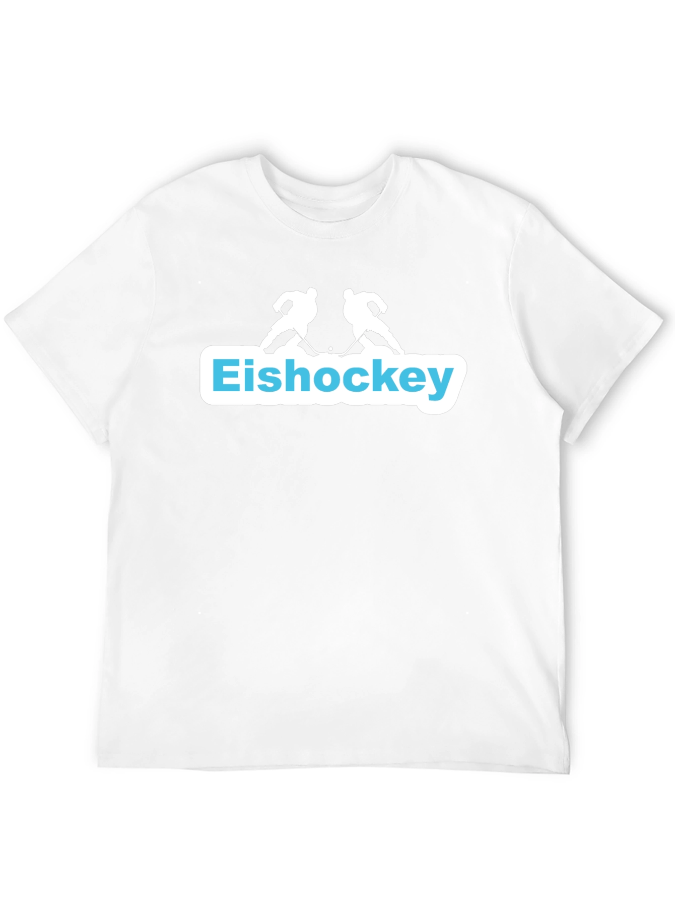 Eishockey T-Shirt - Hockey Player Silhouette Graphic Tee