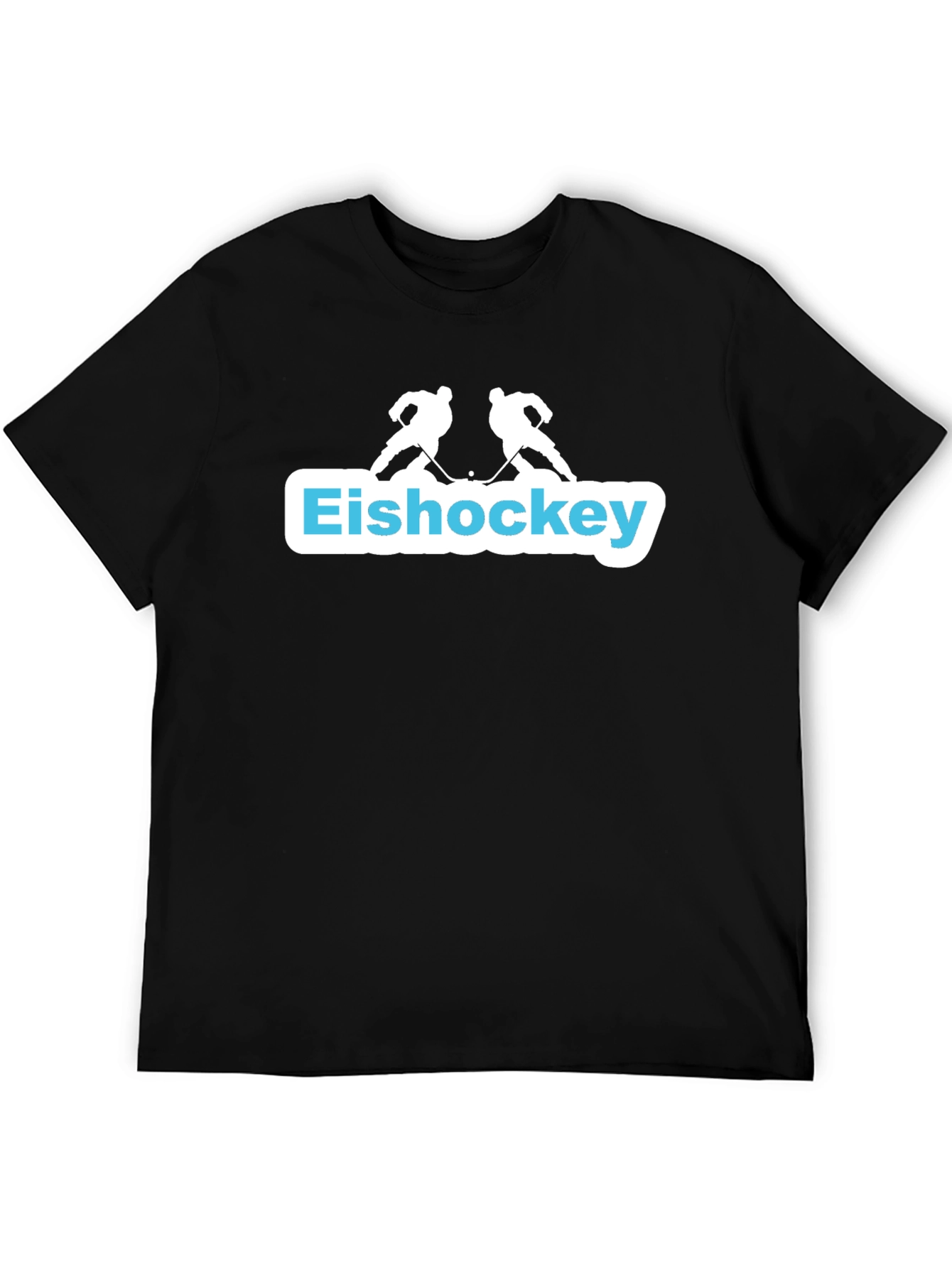 Eishockey T-Shirt - Hockey Player Silhouette Graphic Tee
