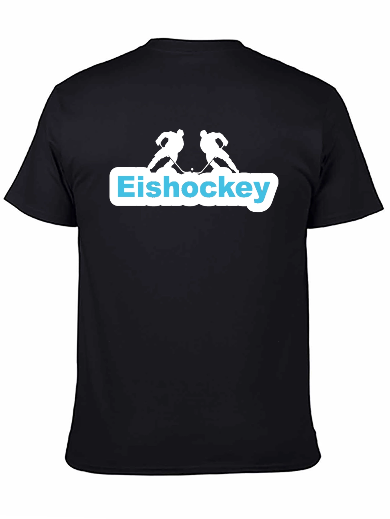 Eishockey T-Shirt - Hockey Player Silhouette Graphic Tee