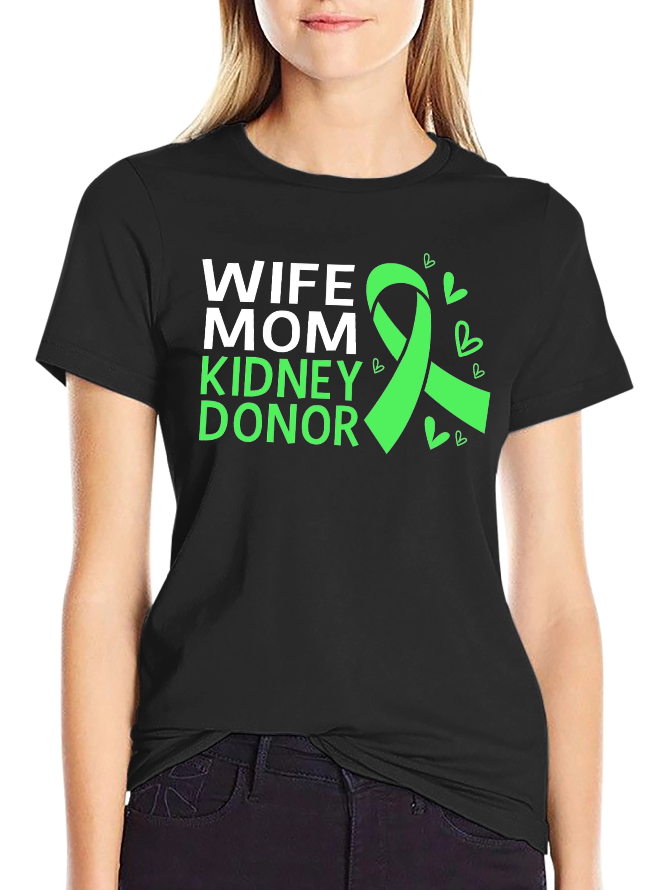 Wife Mom Kidney Donor Awareness T-Shirt