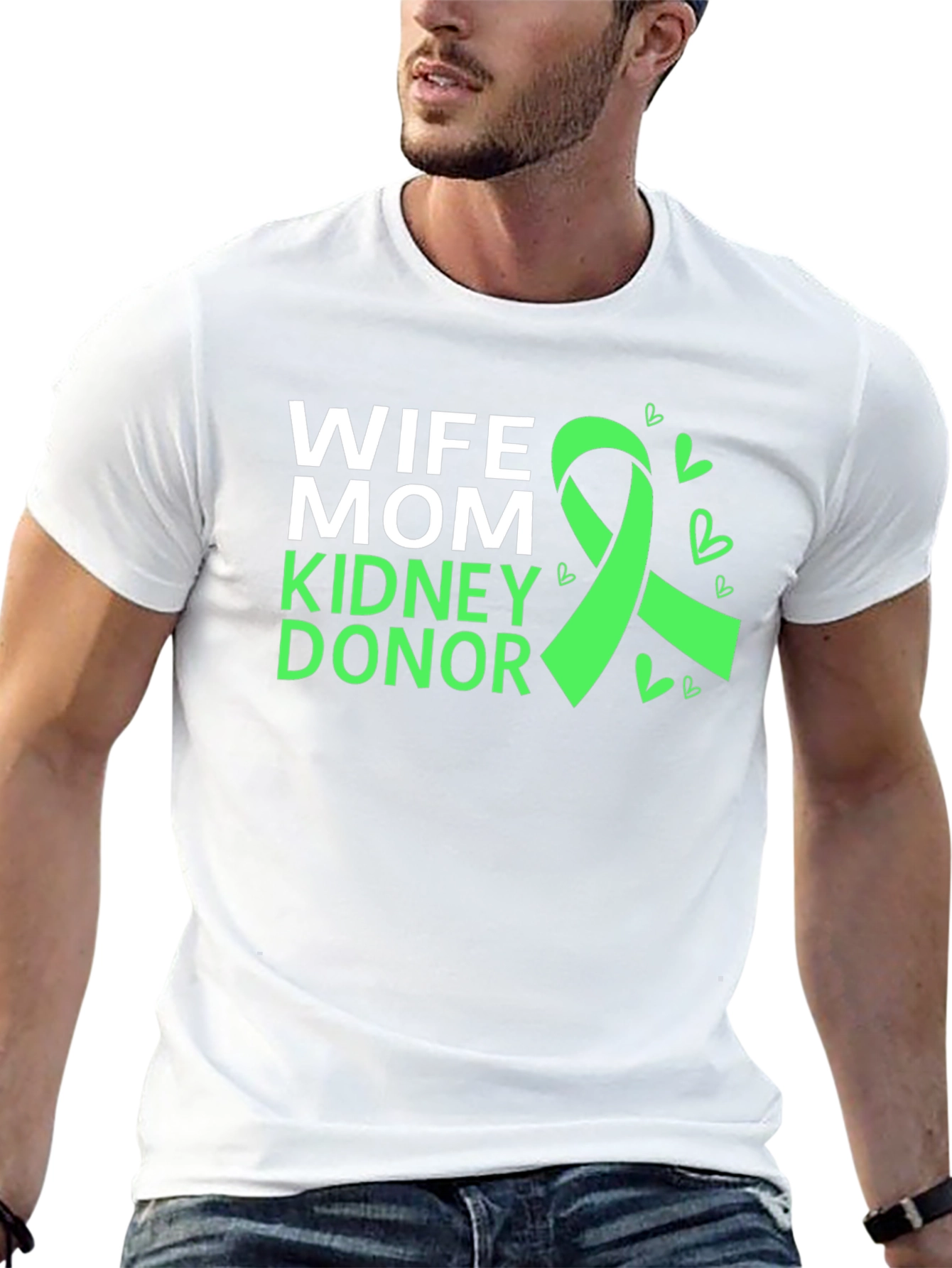 Wife Mom Kidney Donor Awareness T-Shirt