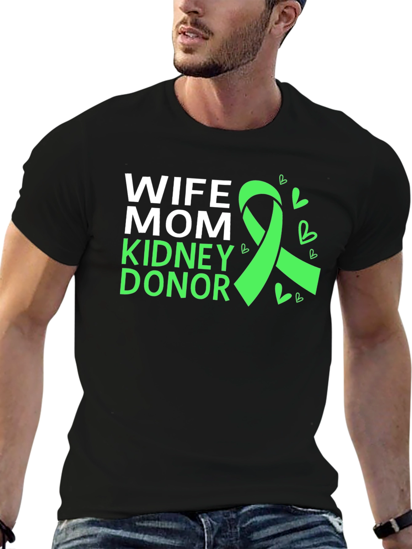Wife Mom Kidney Donor Awareness T-Shirt