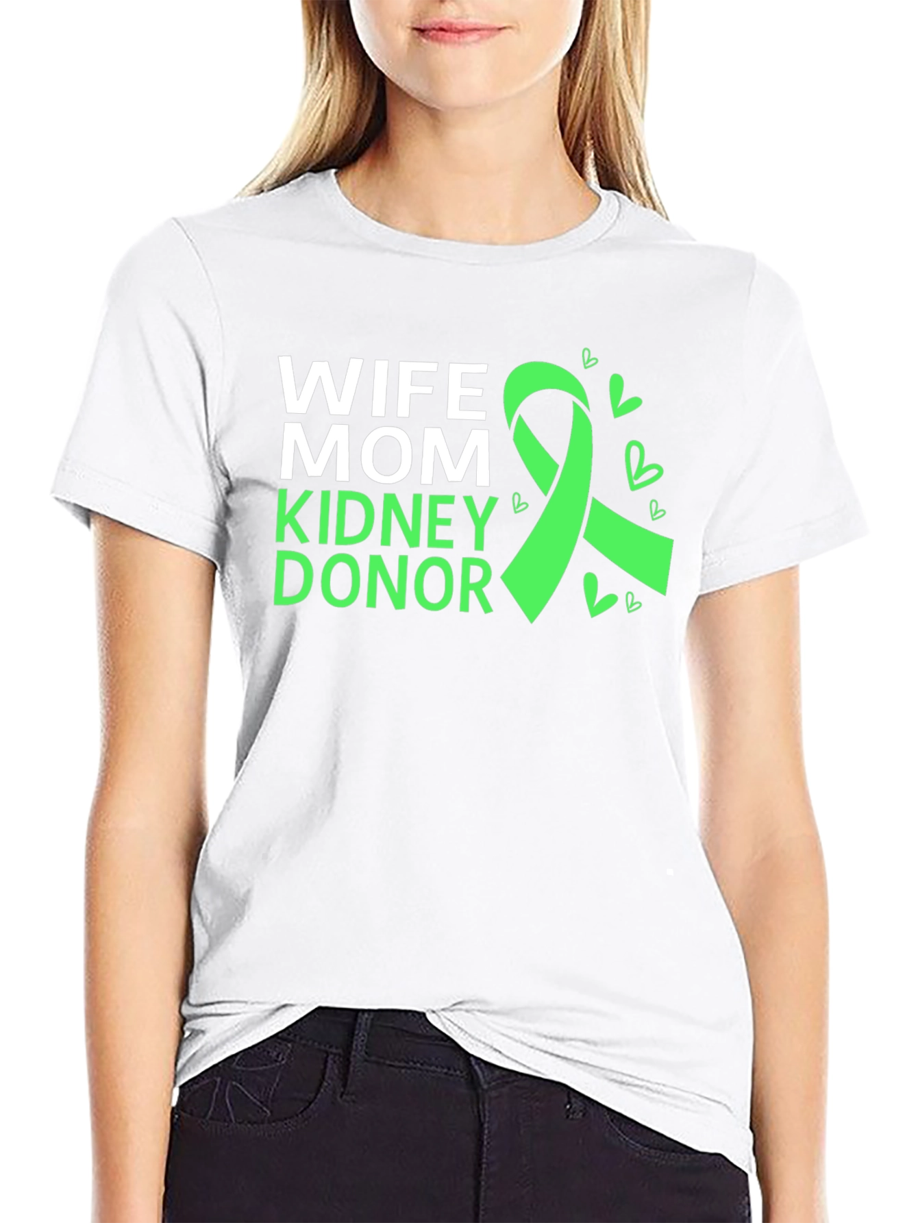 Wife Mom Kidney Donor Awareness T-Shirt