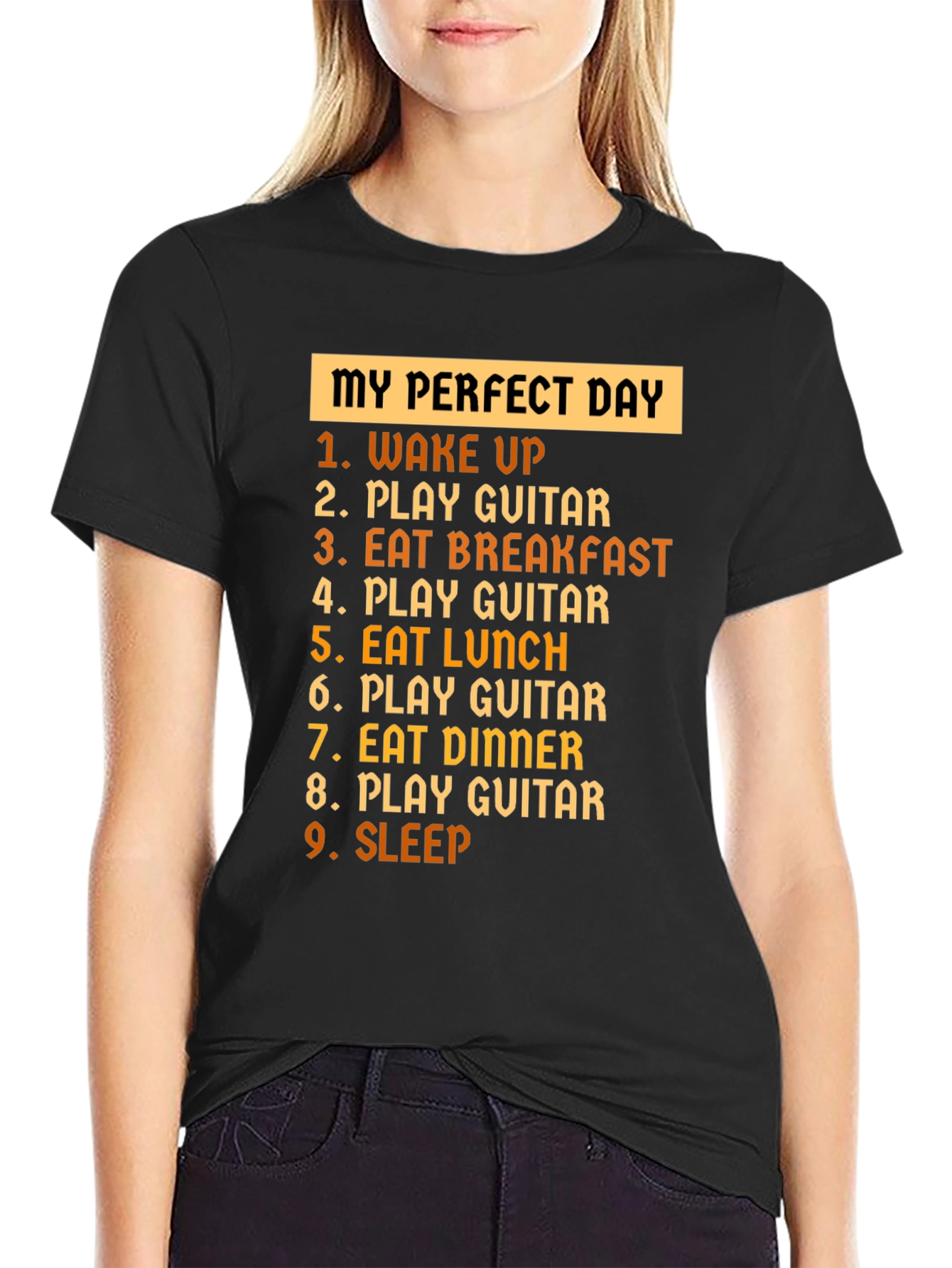 My Perfect Day Guitar T-Shirt