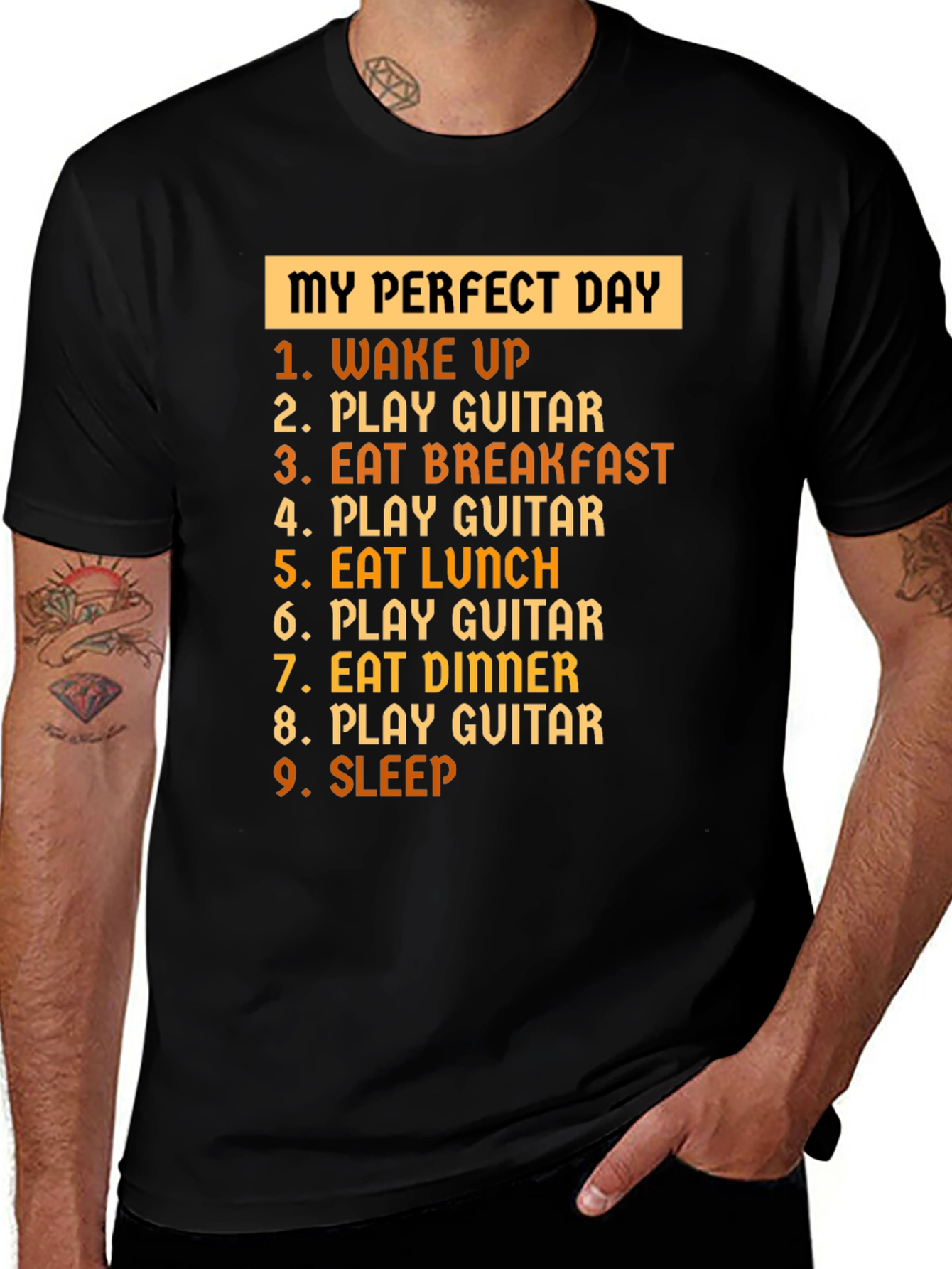 My Perfect Day Guitar T-Shirt