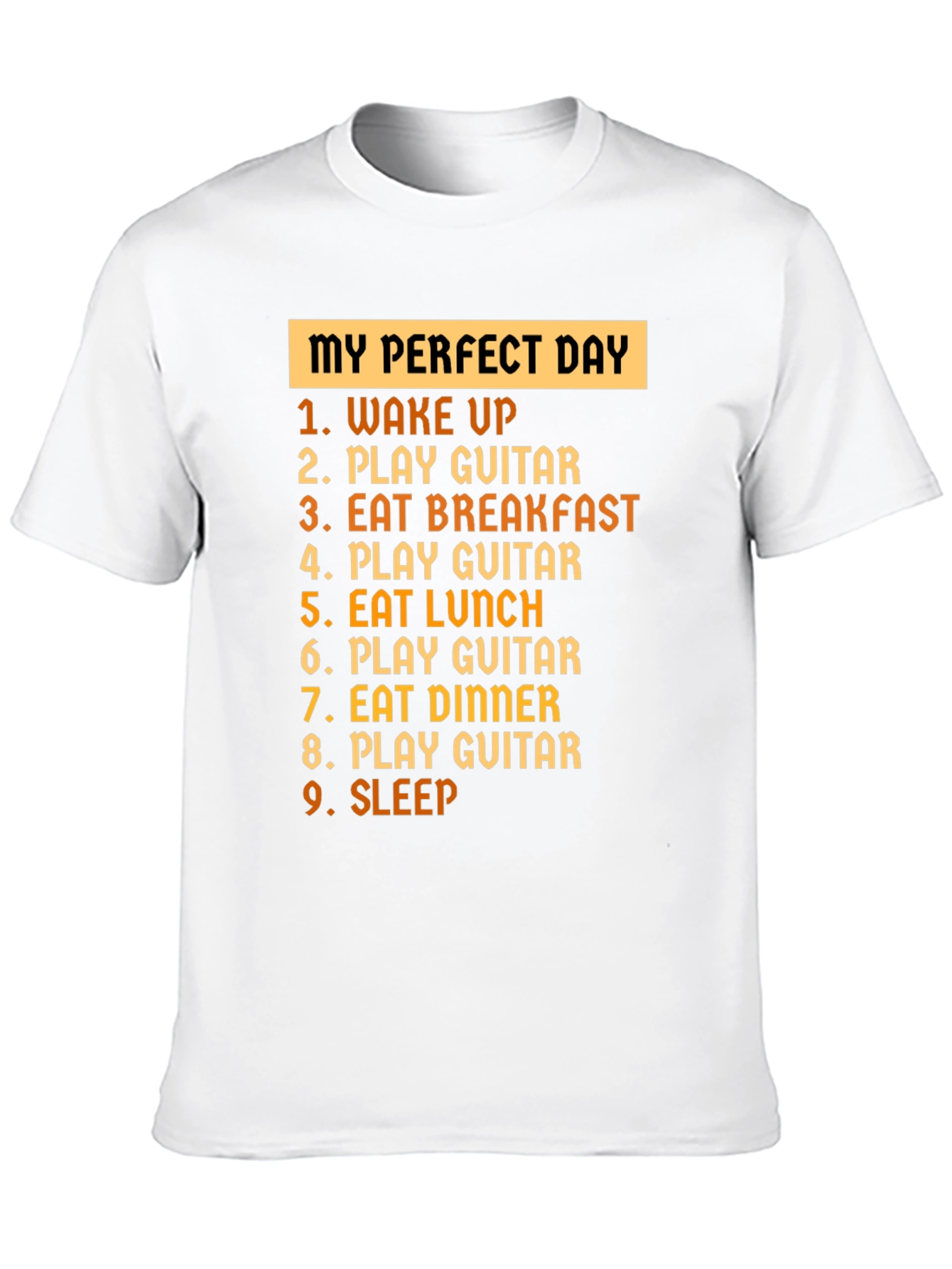 My Perfect Day Guitar T-Shirt