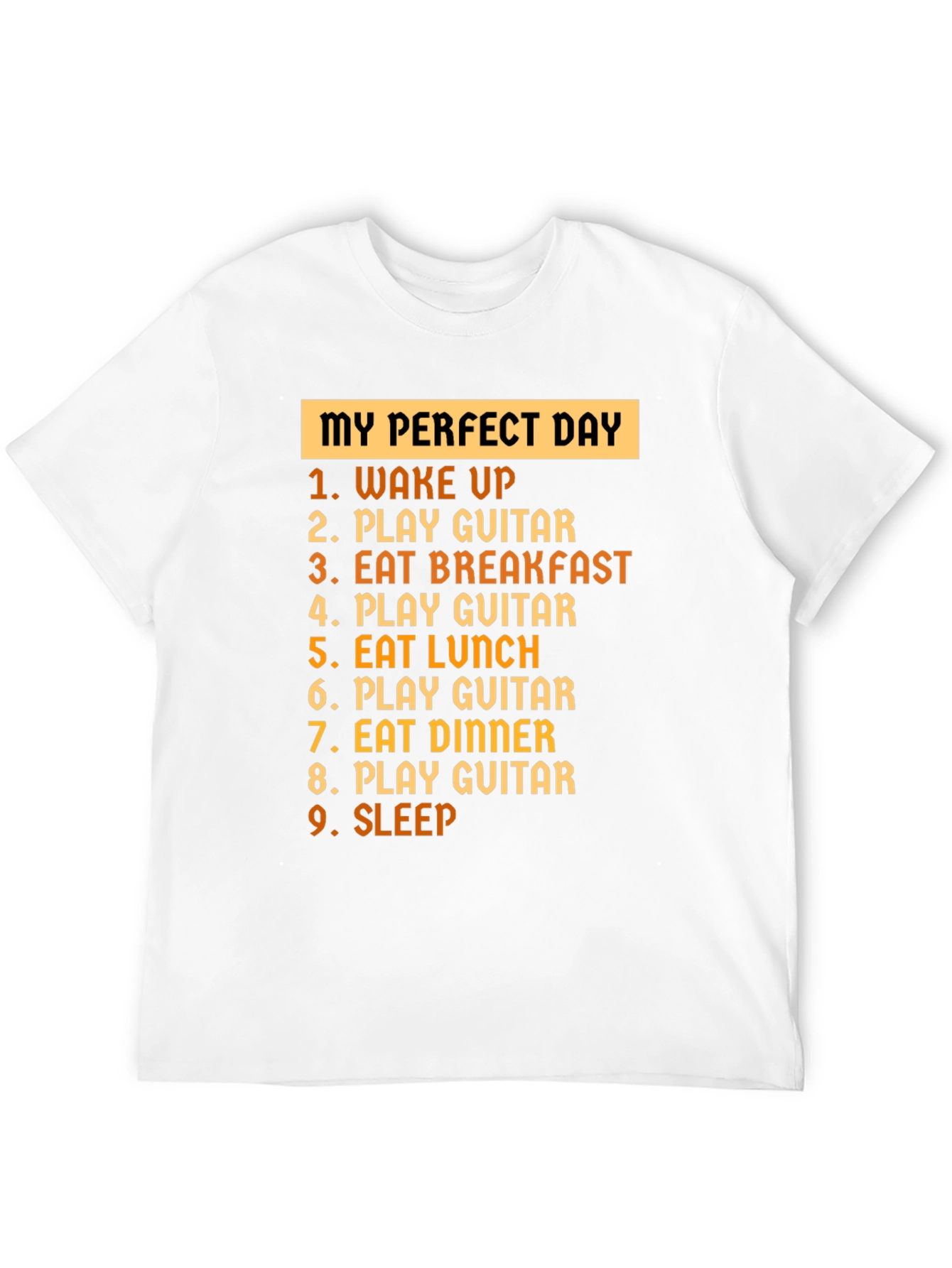 My Perfect Day Guitar T-Shirt