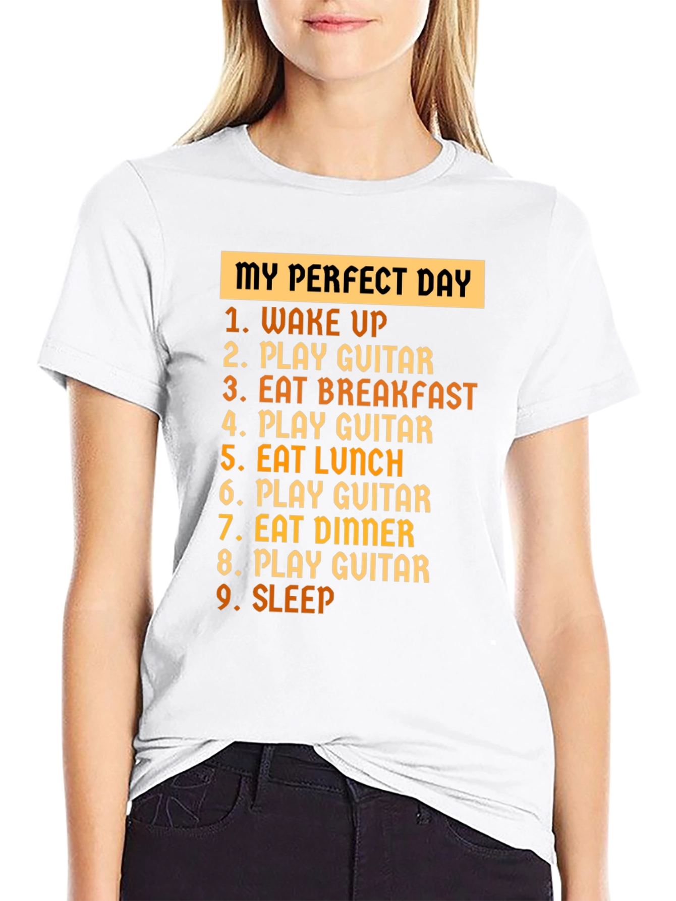 My Perfect Day Guitar T-Shirt