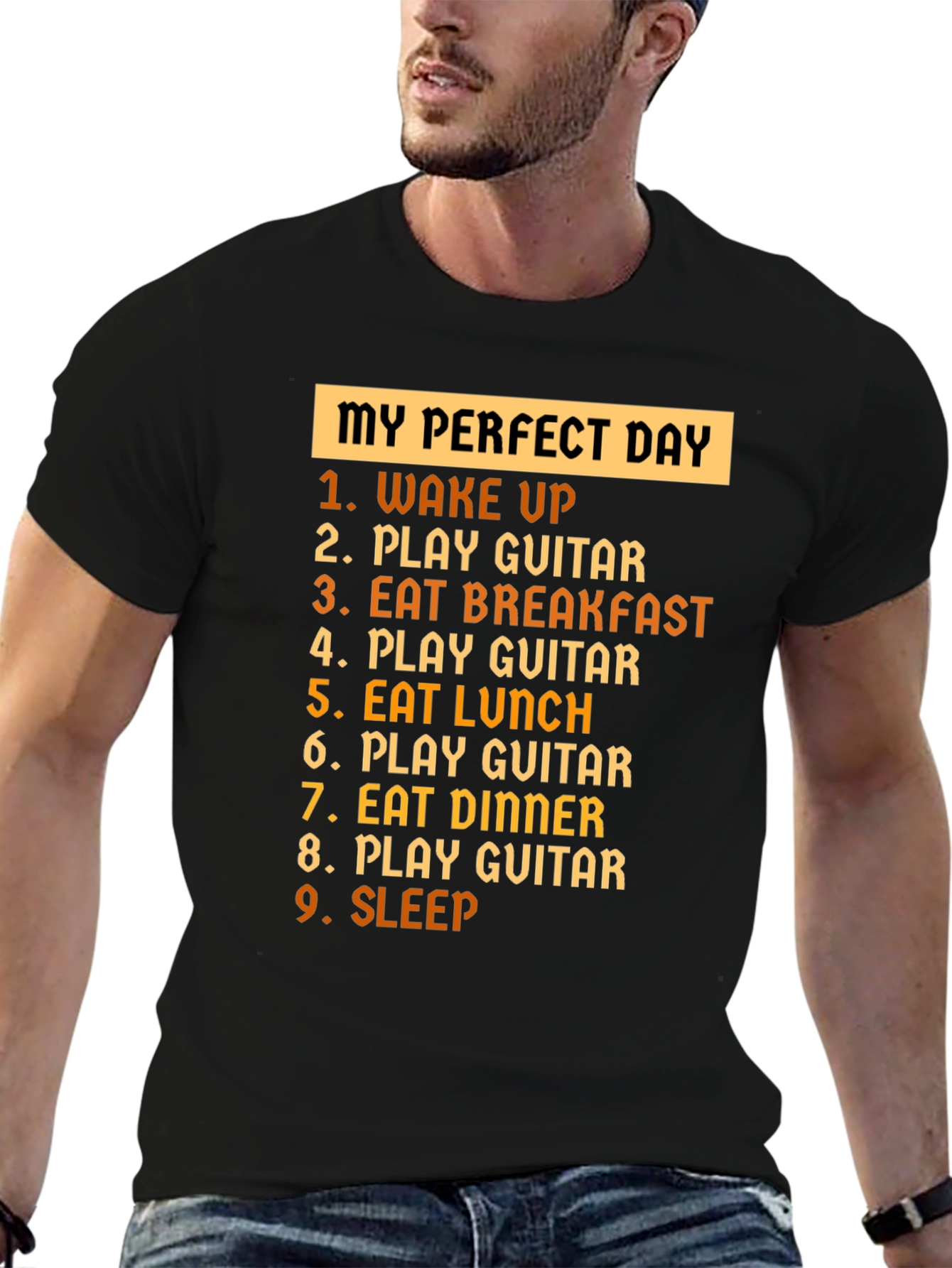 My Perfect Day Guitar T-Shirt