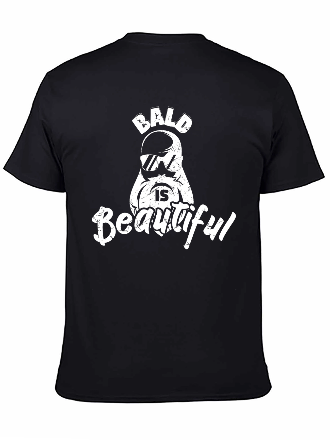 Bald is Beautiful Graphic T-Shirt