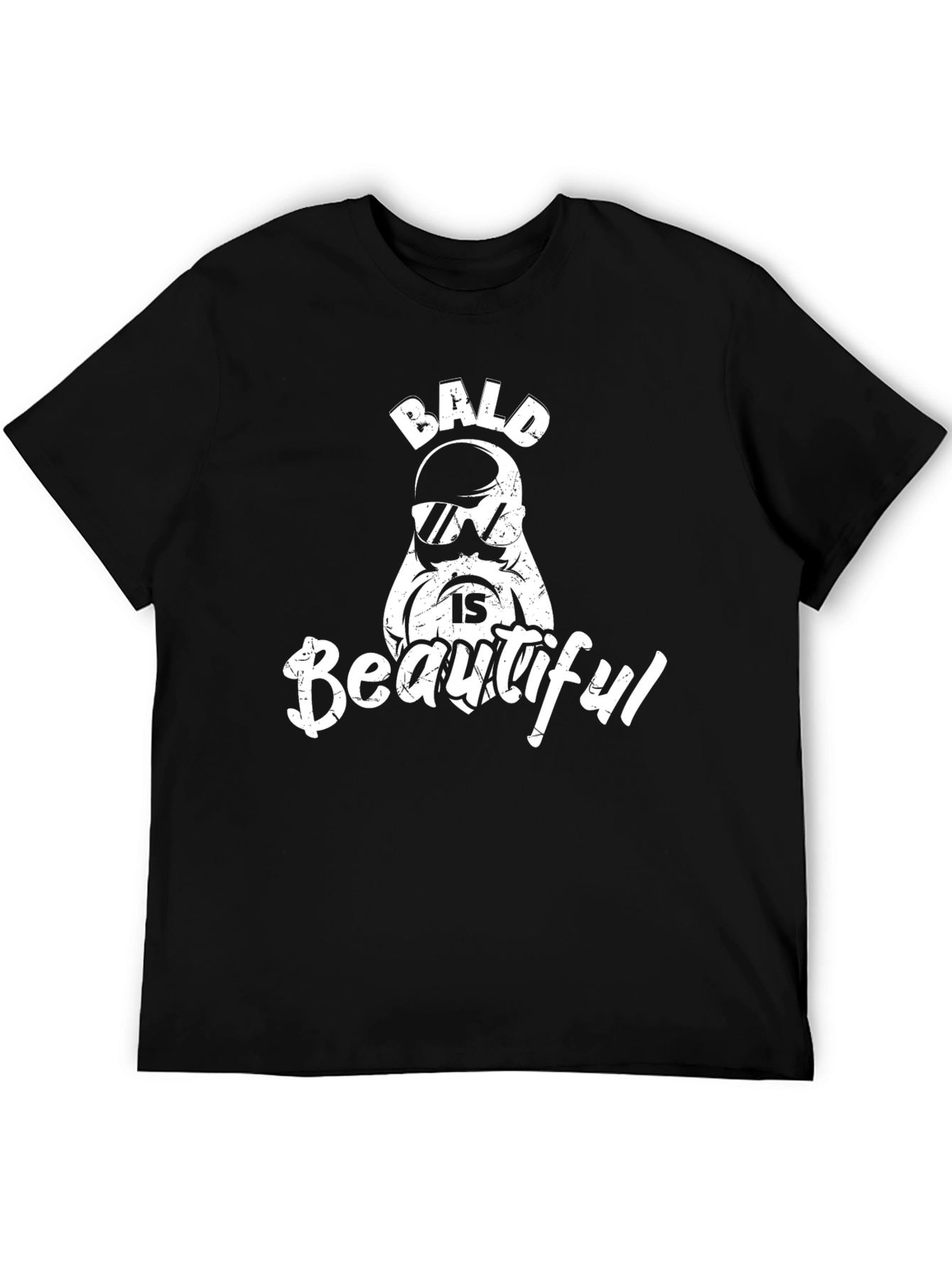 Bald is Beautiful Graphic T-Shirt