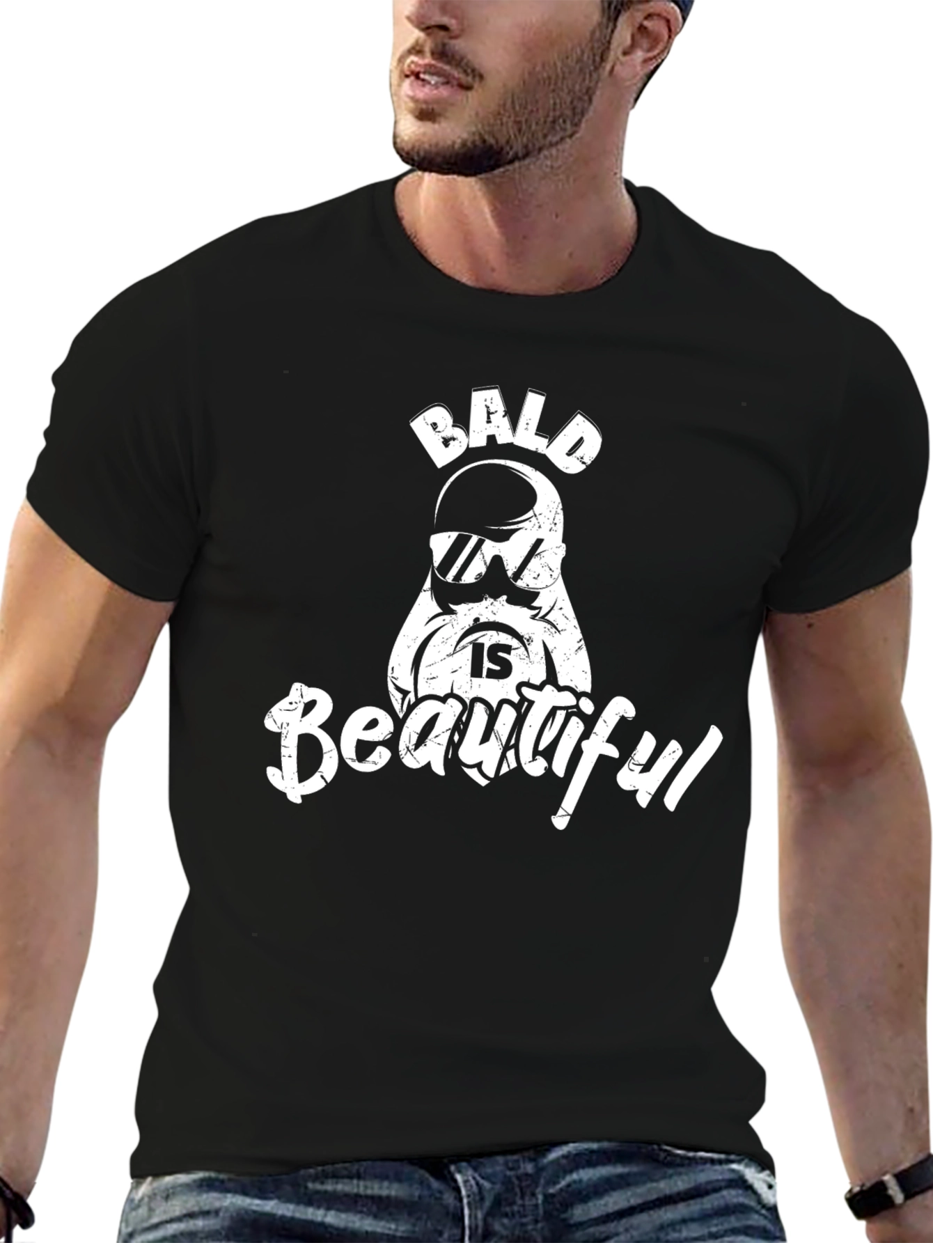 Bald is Beautiful Graphic T-Shirt