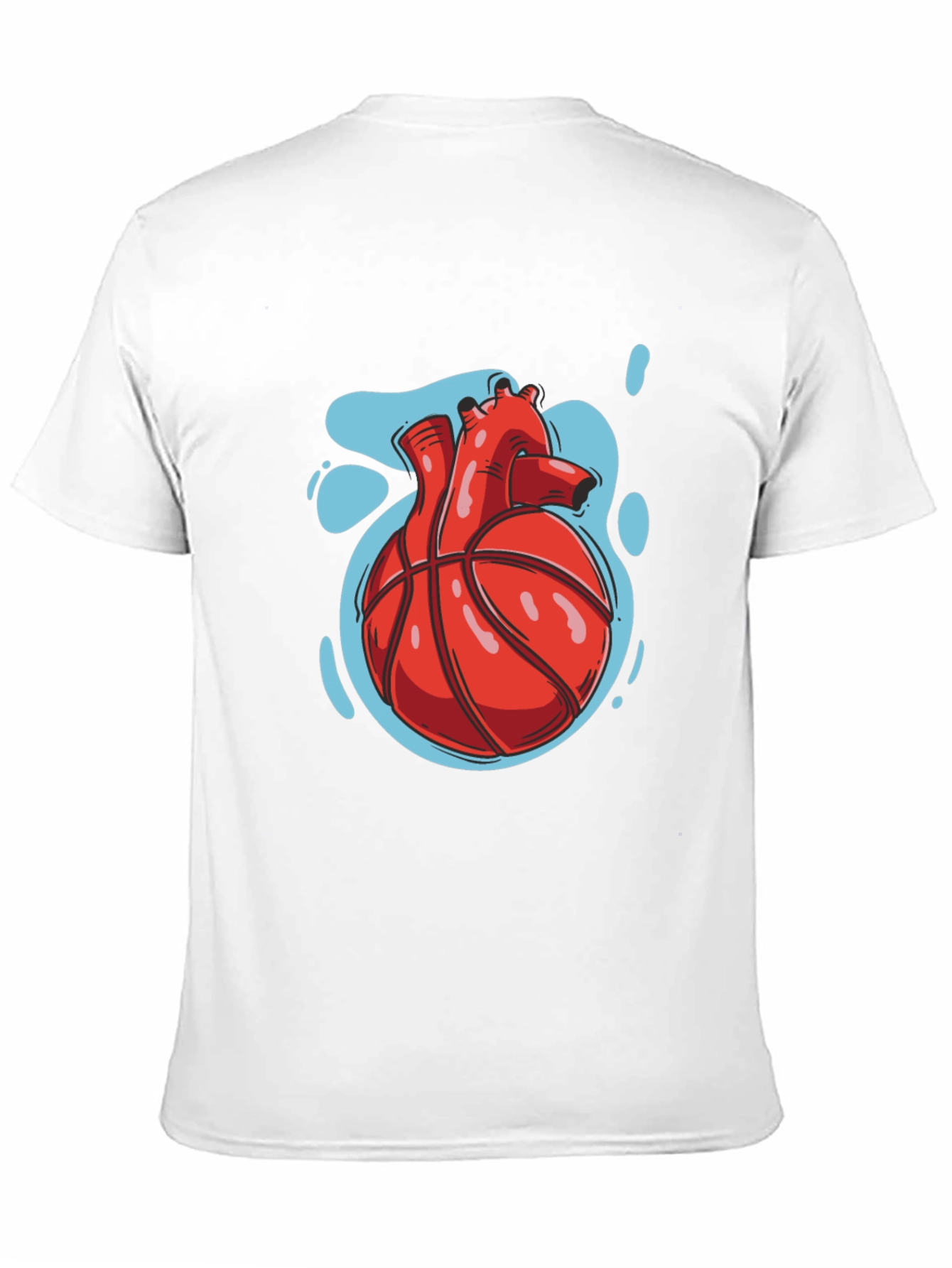 Heart of the Game T-Shirt - Unique Basketball Design