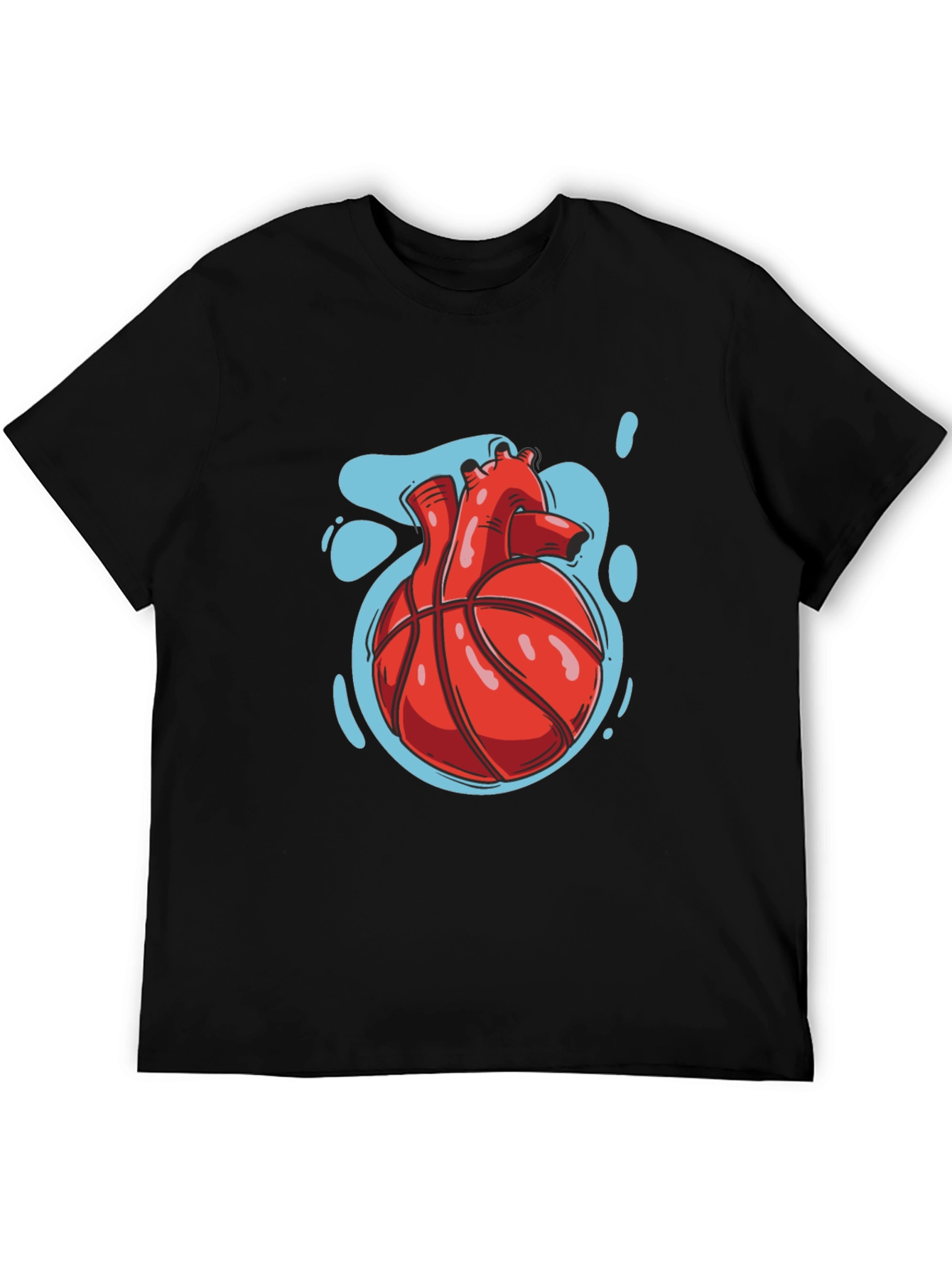 Heart of the Game T-Shirt - Unique Basketball Design