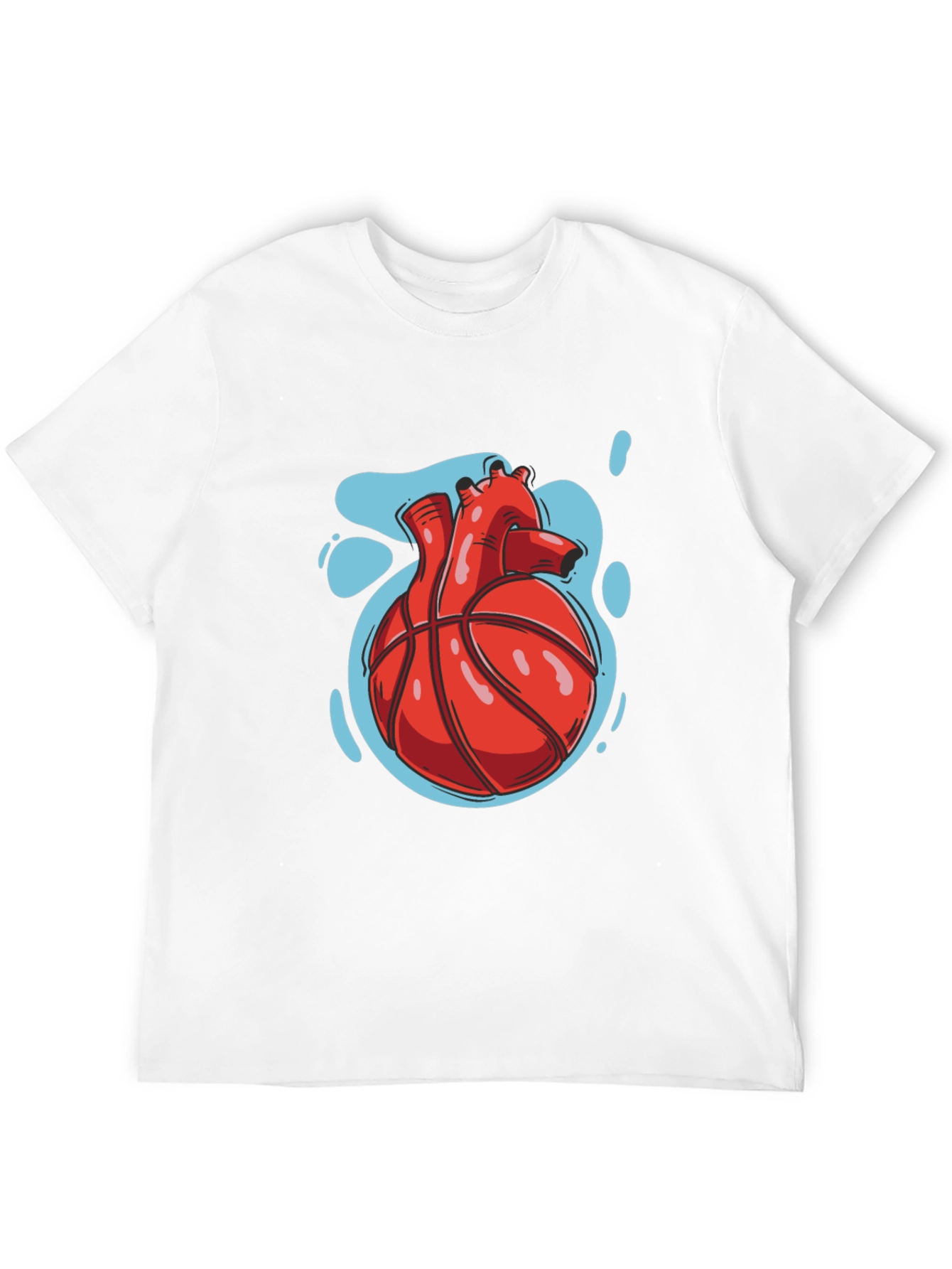 Heart of the Game T-Shirt - Unique Basketball Design