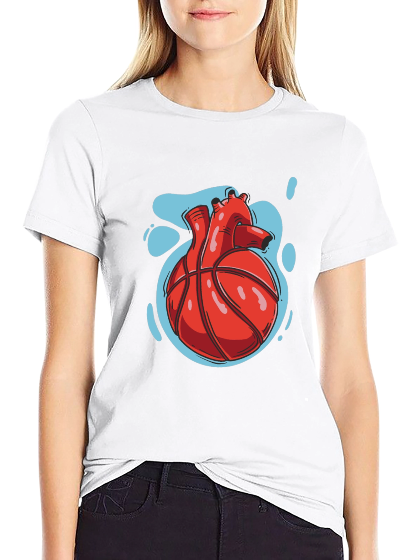Heart of the Game T-Shirt - Unique Basketball Design