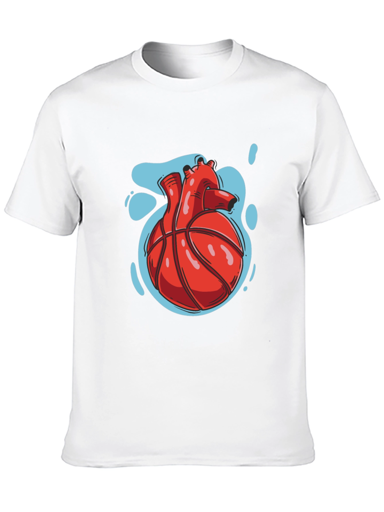 Heart of the Game T-Shirt - Unique Basketball Design