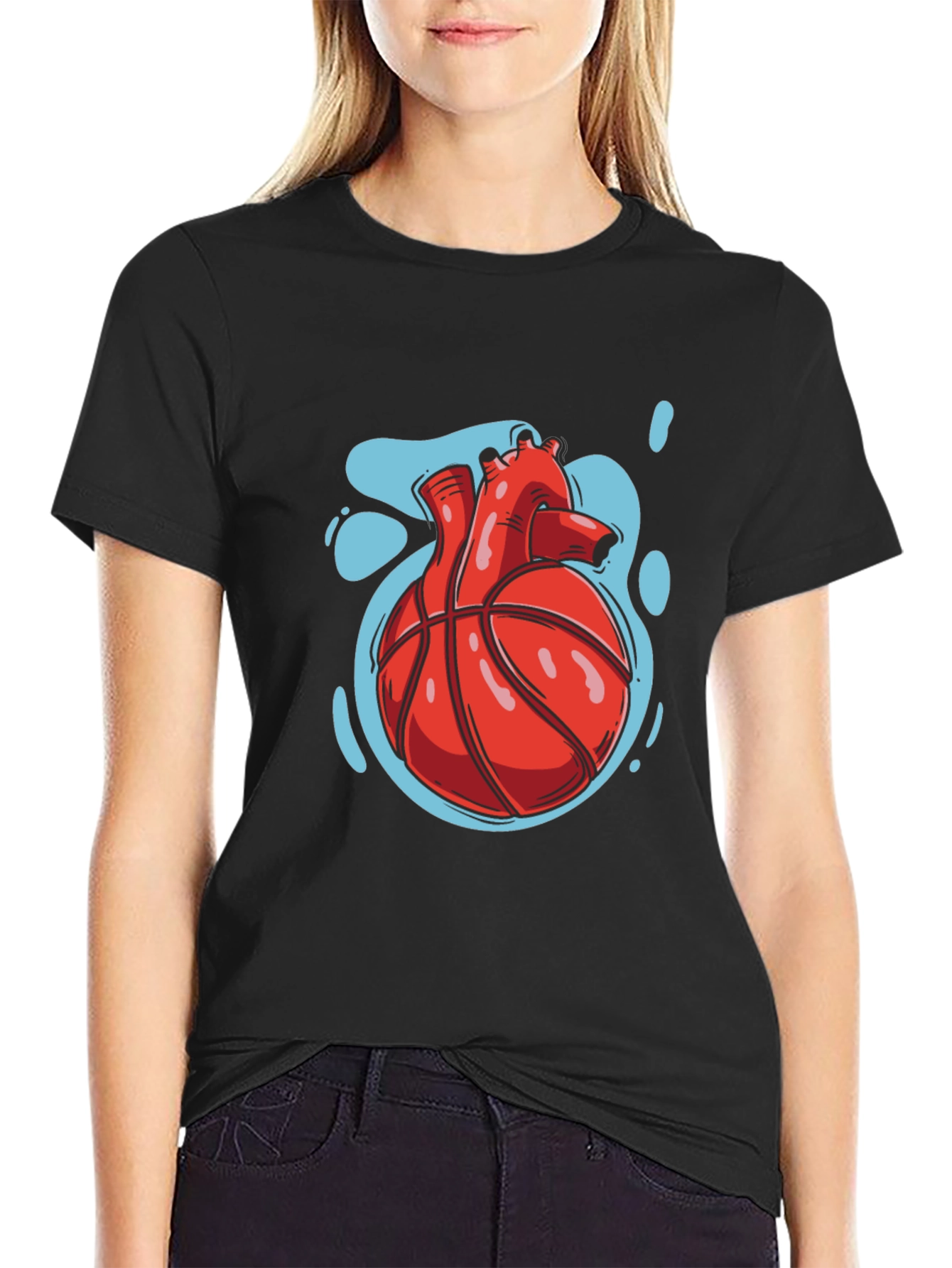 Heart of the Game T-Shirt - Unique Basketball Design