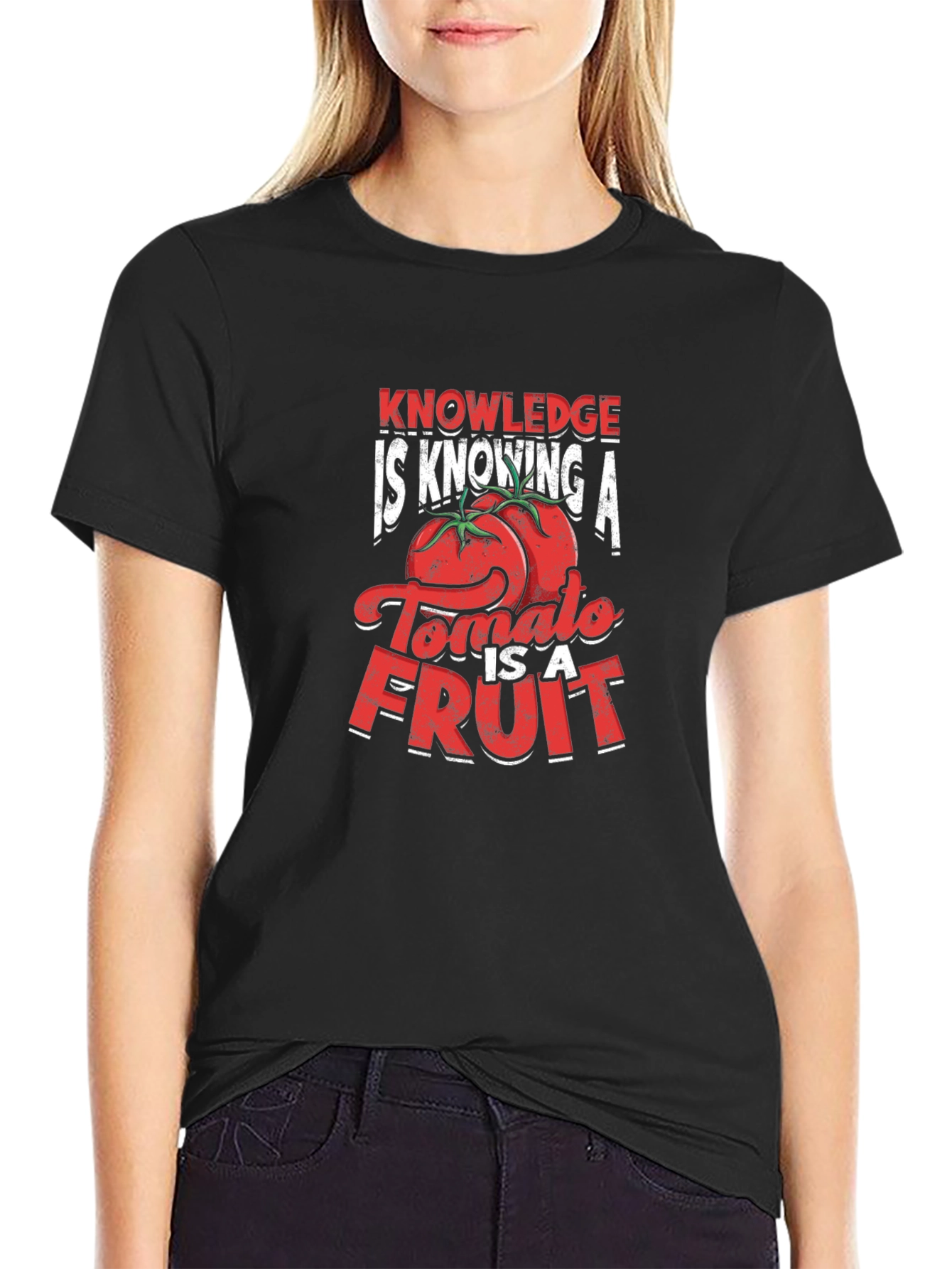 Tomato is a Fruit T-Shirt - Knowledge is Knowing