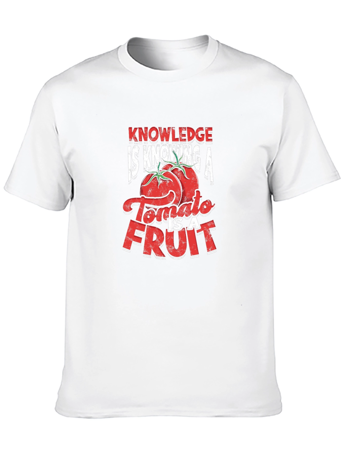 Tomato is a Fruit T-Shirt - Knowledge is Knowing