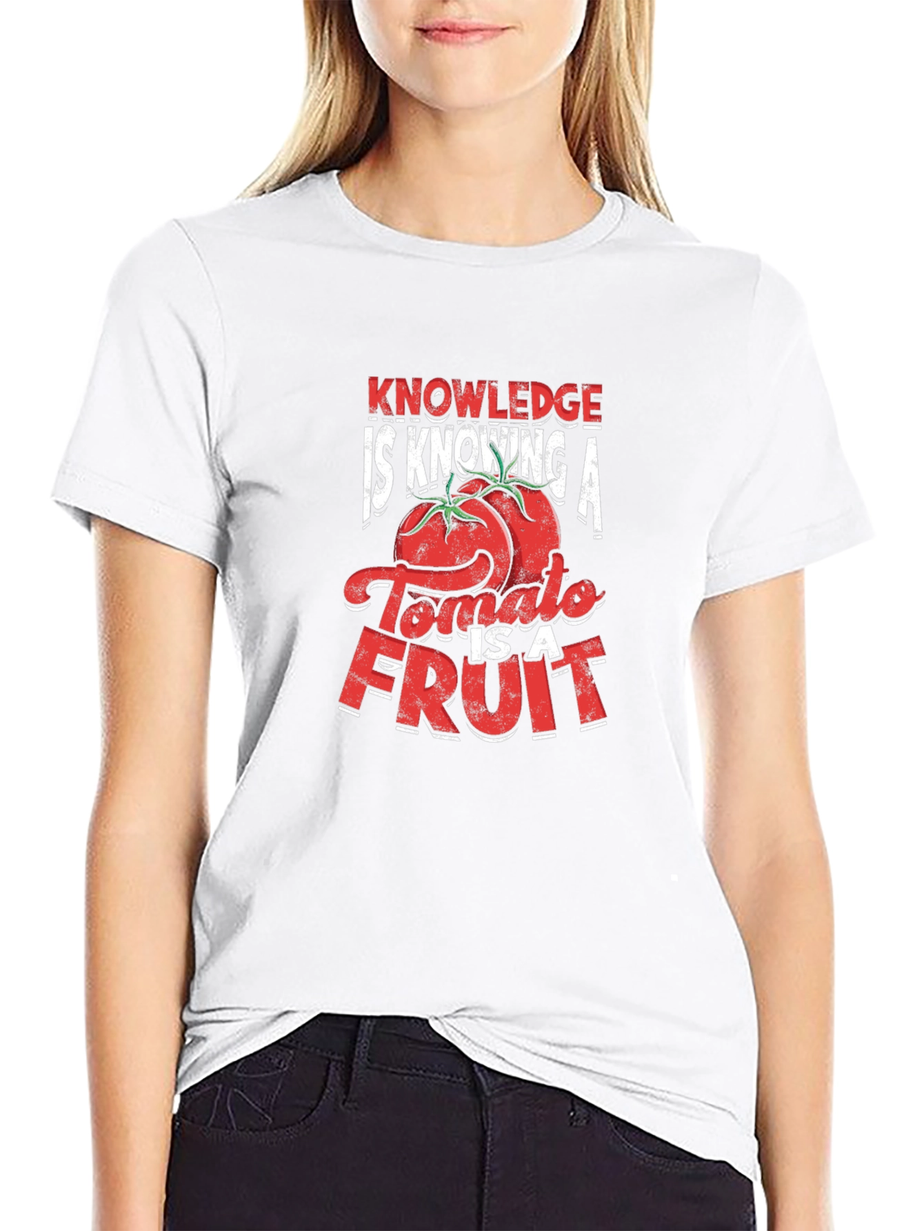 Tomato is a Fruit T-Shirt - Knowledge is Knowing