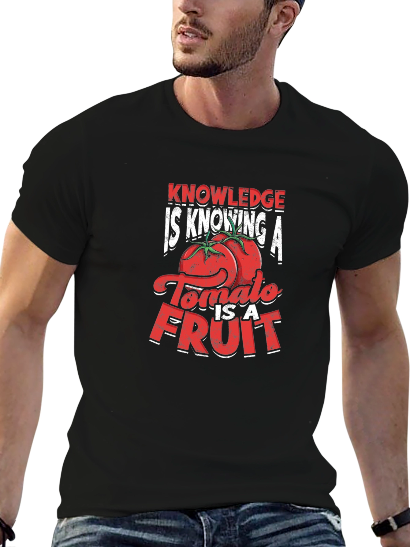 Tomato is a Fruit T-Shirt - Knowledge is Knowing